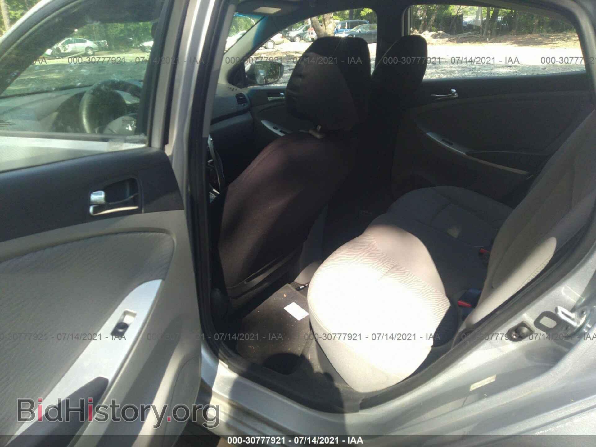 2012 HYUNDAI ACCENT - VIN: KMHCU4AEXCU127317 - Фото 8