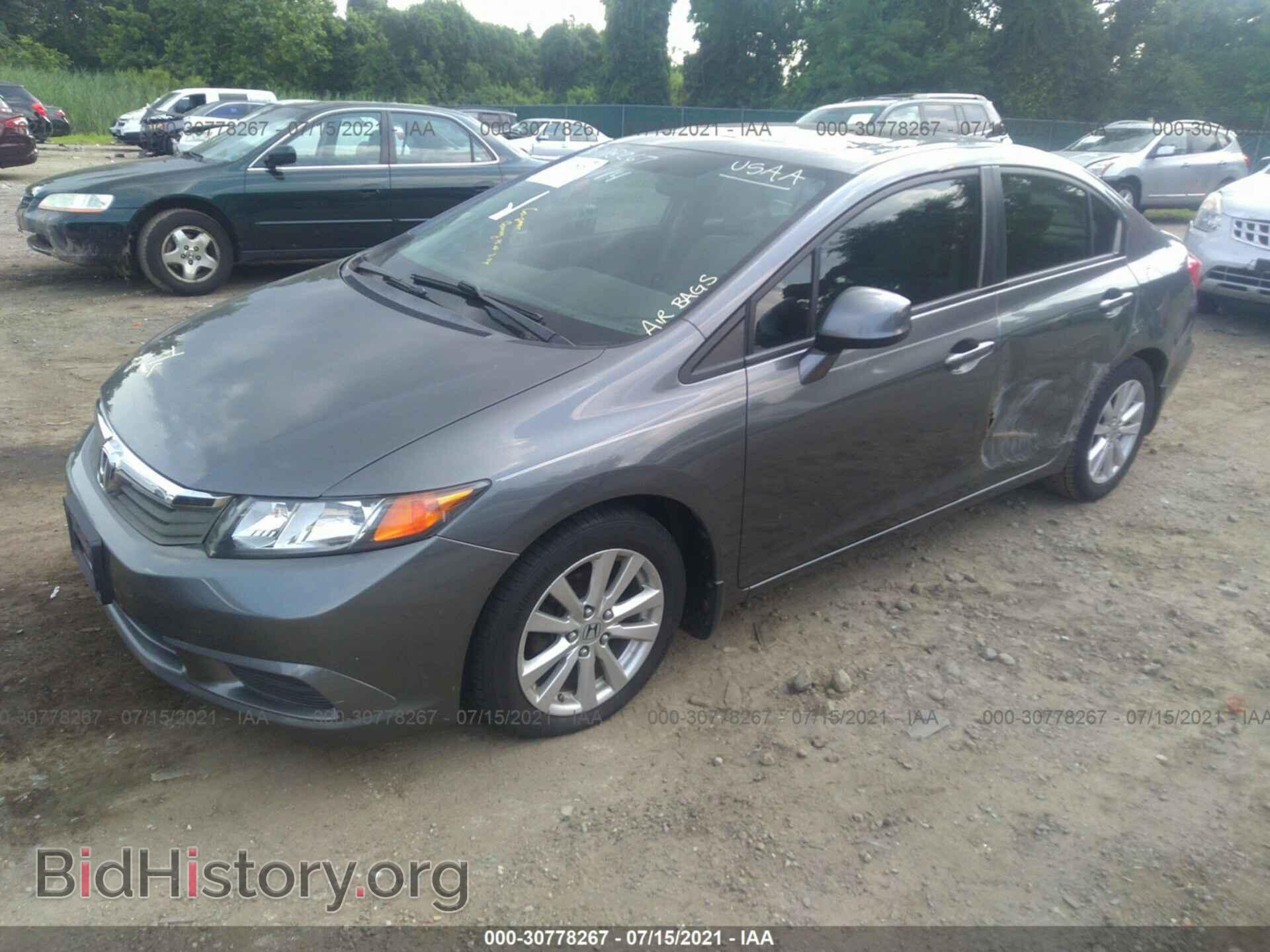 2012 HONDA CIVIC SDN - VIN: 19XFB2F86CE310906 - Фото 2