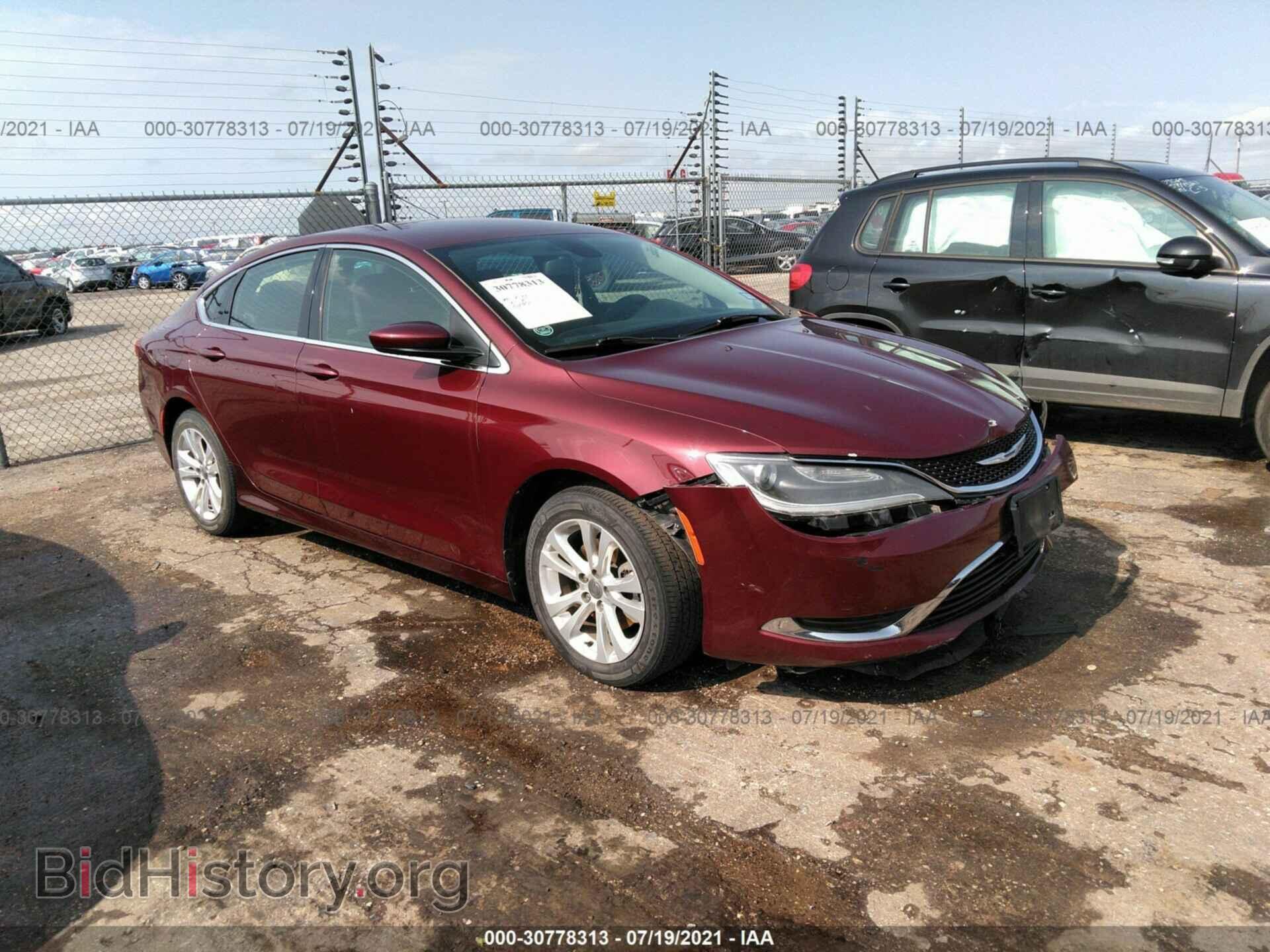 Фотография 1C3CCCAB7FN563696 - CHRYSLER 200 2015
