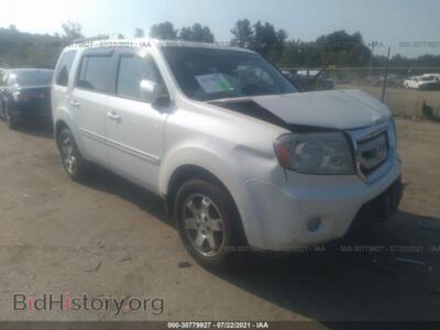 2011 Honda PILOT Touring, белый — VIN 5FNYF4H93BB040203, IAAI