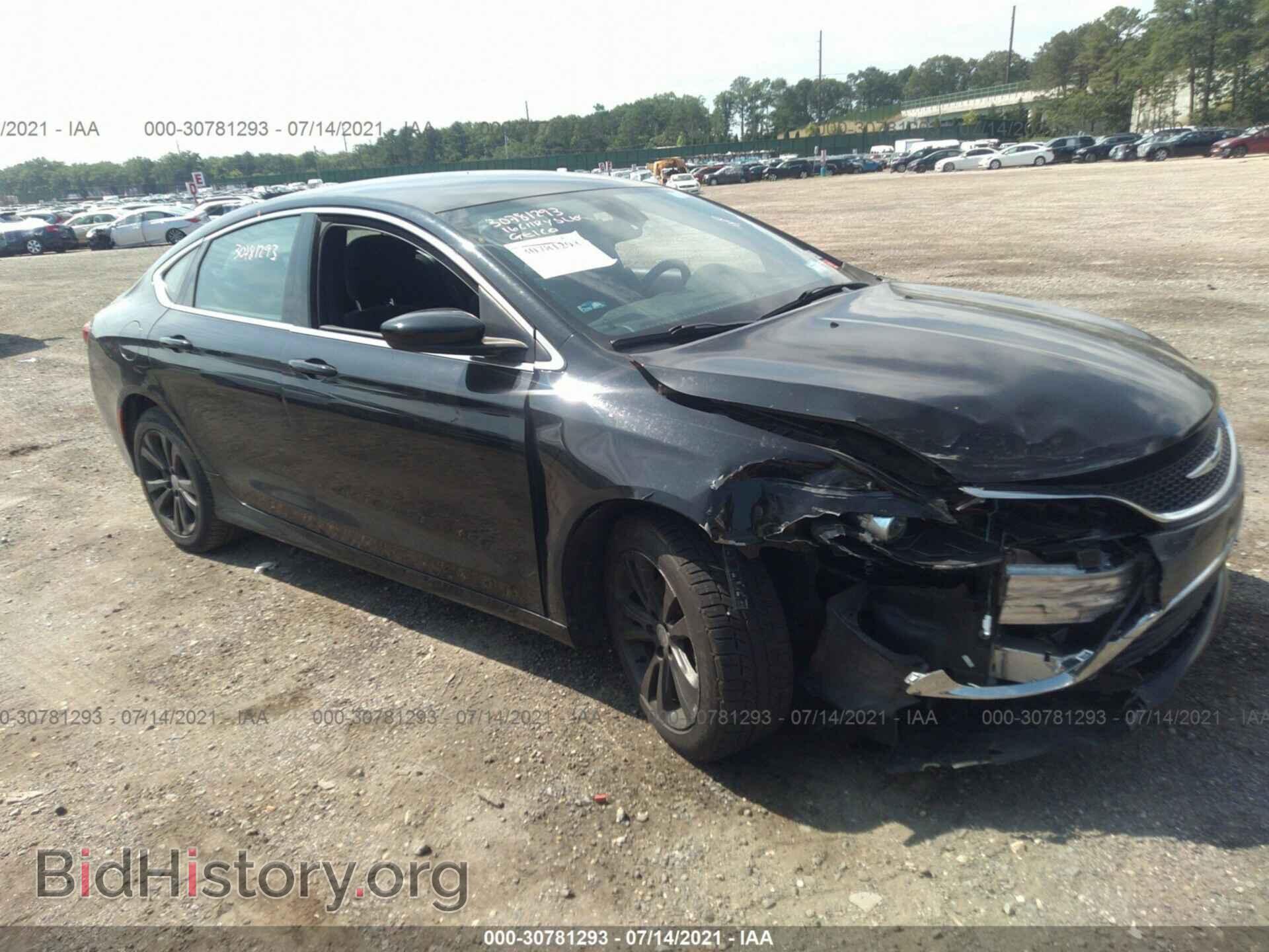 Фотография 1C3CCCAB9GN158862 - CHRYSLER 200 2016