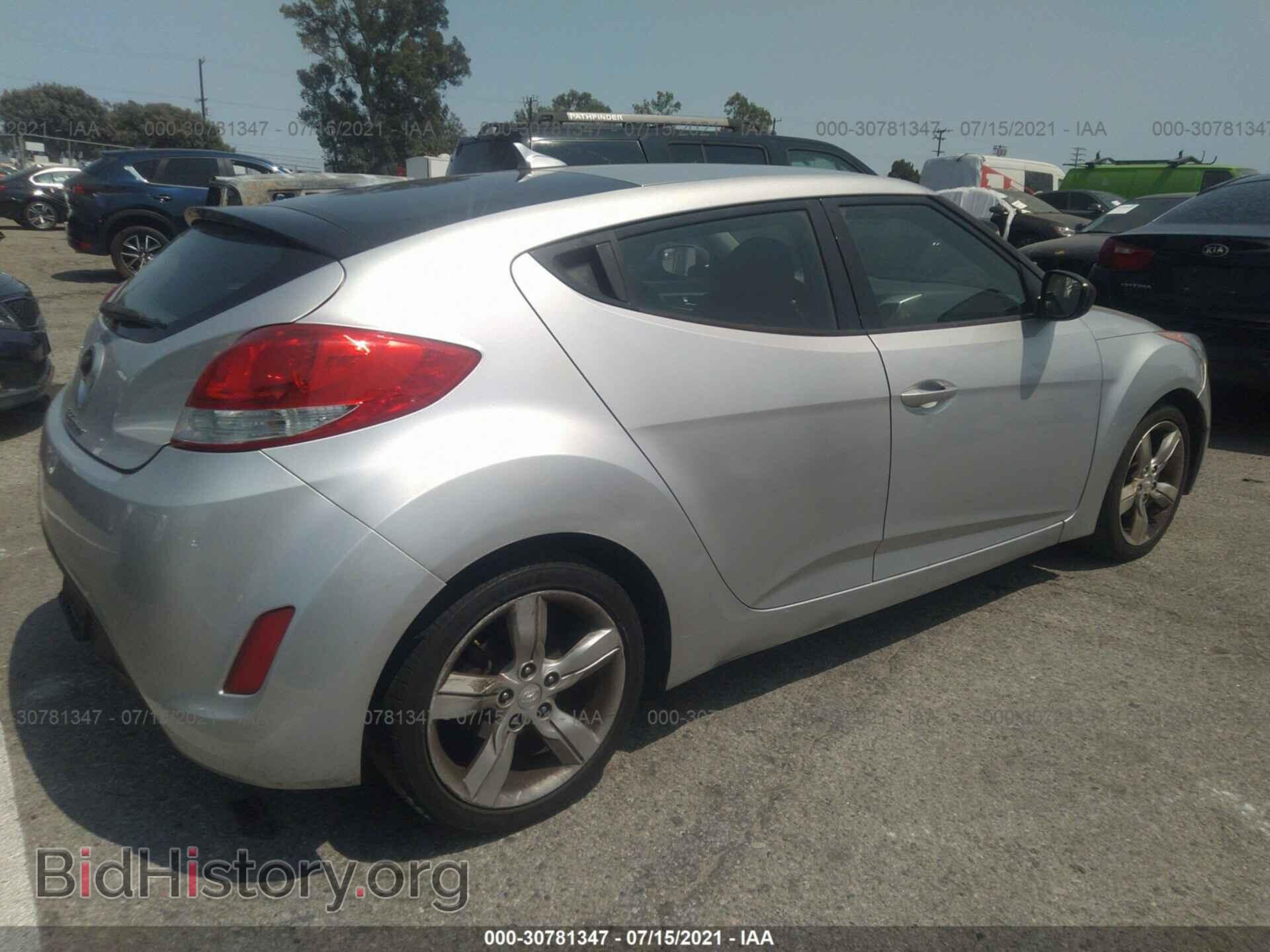 2014 HYUNDAI VELOSTER - VIN: KMHTC6AD9EU187212 - Фото 4