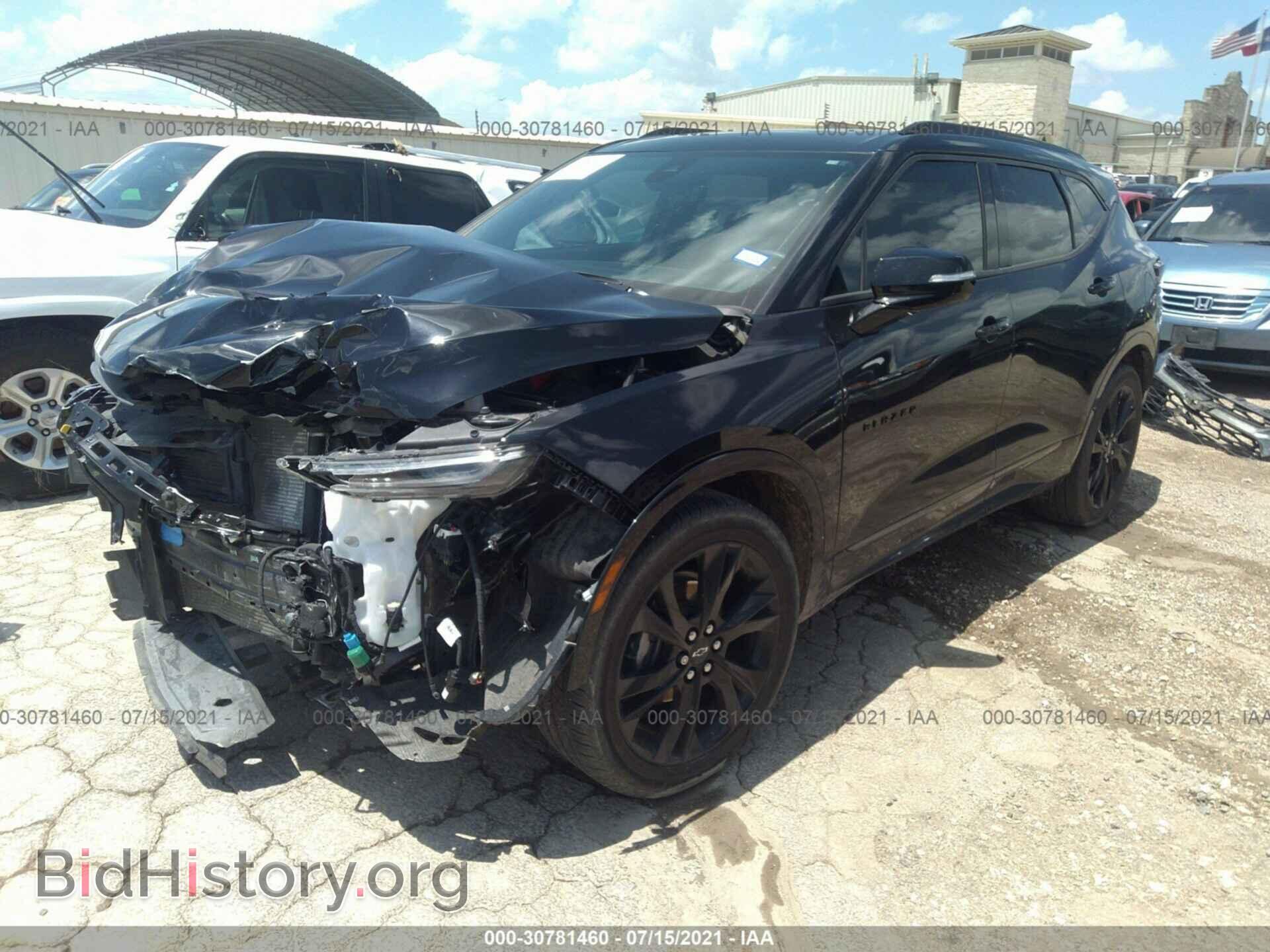 2020 CHEVROLET BLAZER - VIN: 3GNKBERS4LS711404 - Фото 2
