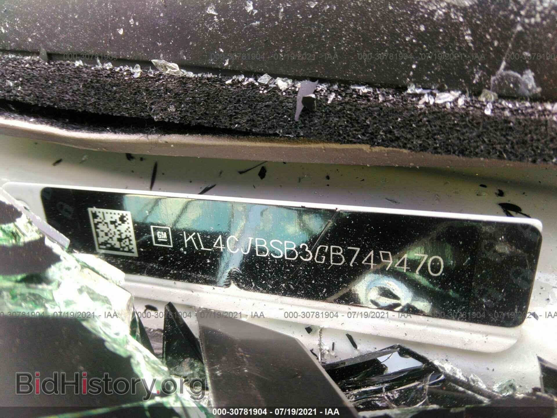 2016 BUICK ENCORE - VIN: KL4CJBSB3GB749470 - Photo 9