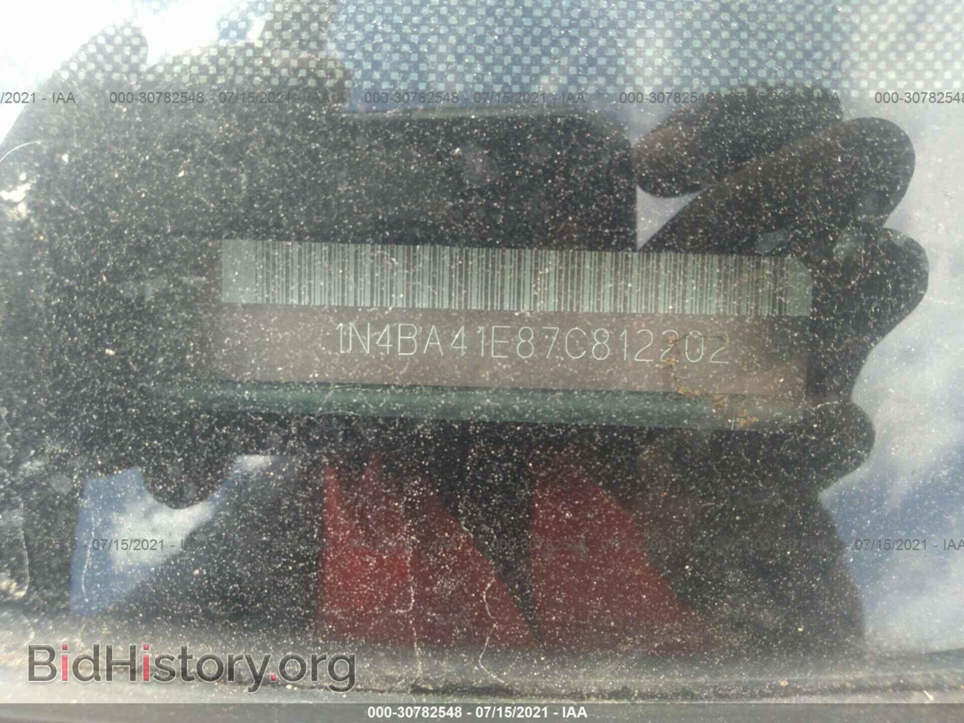 2007 NISSAN MAXIMA - VIN: 1N4BA41E87C812202 - Фото 9