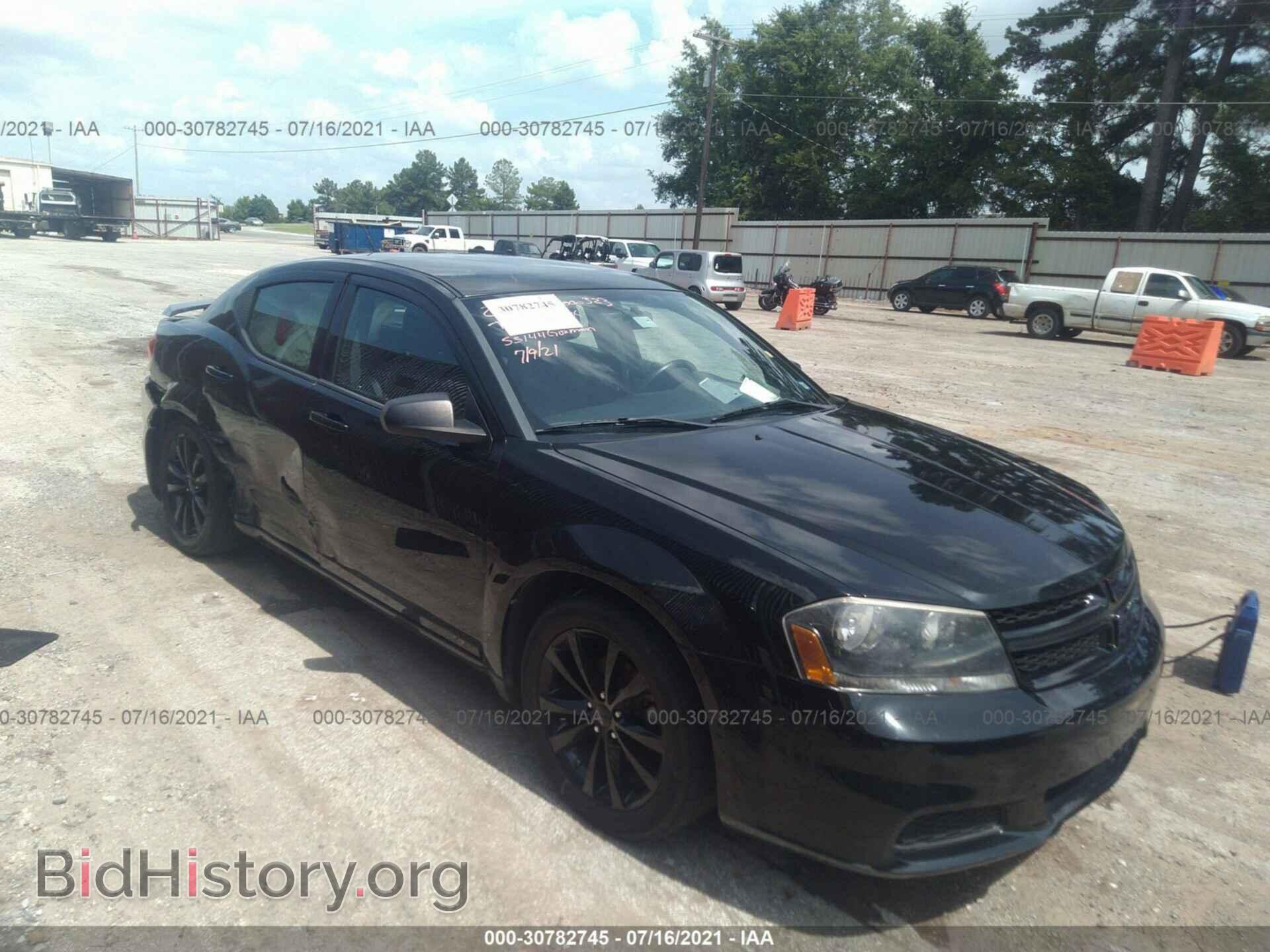 Photo 1C3CDZAG8DN749479 - DODGE AVENGER 2013