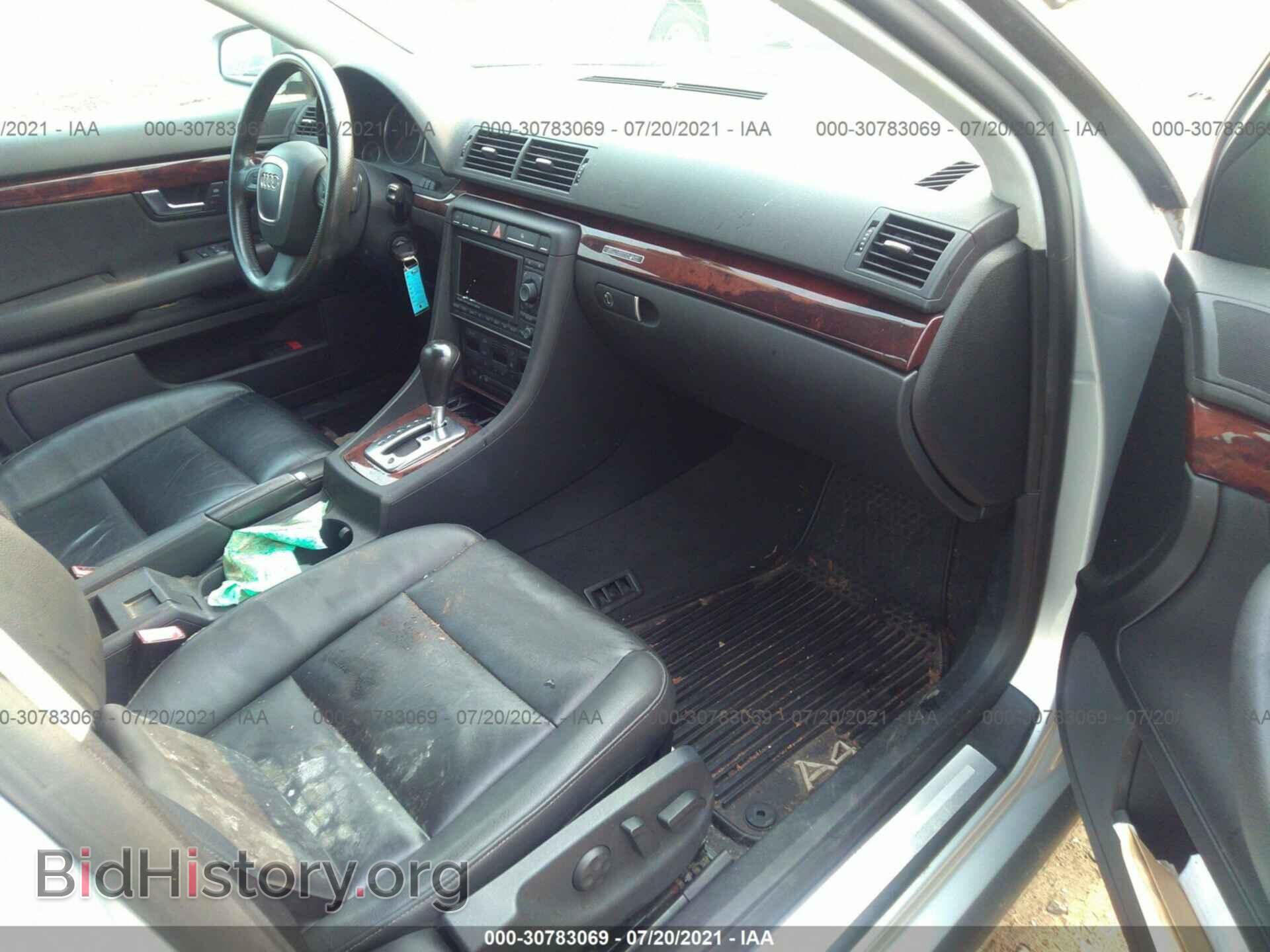 2007 AUDI A4 - VIN: WAUKH78E17A108896 - Фото 5