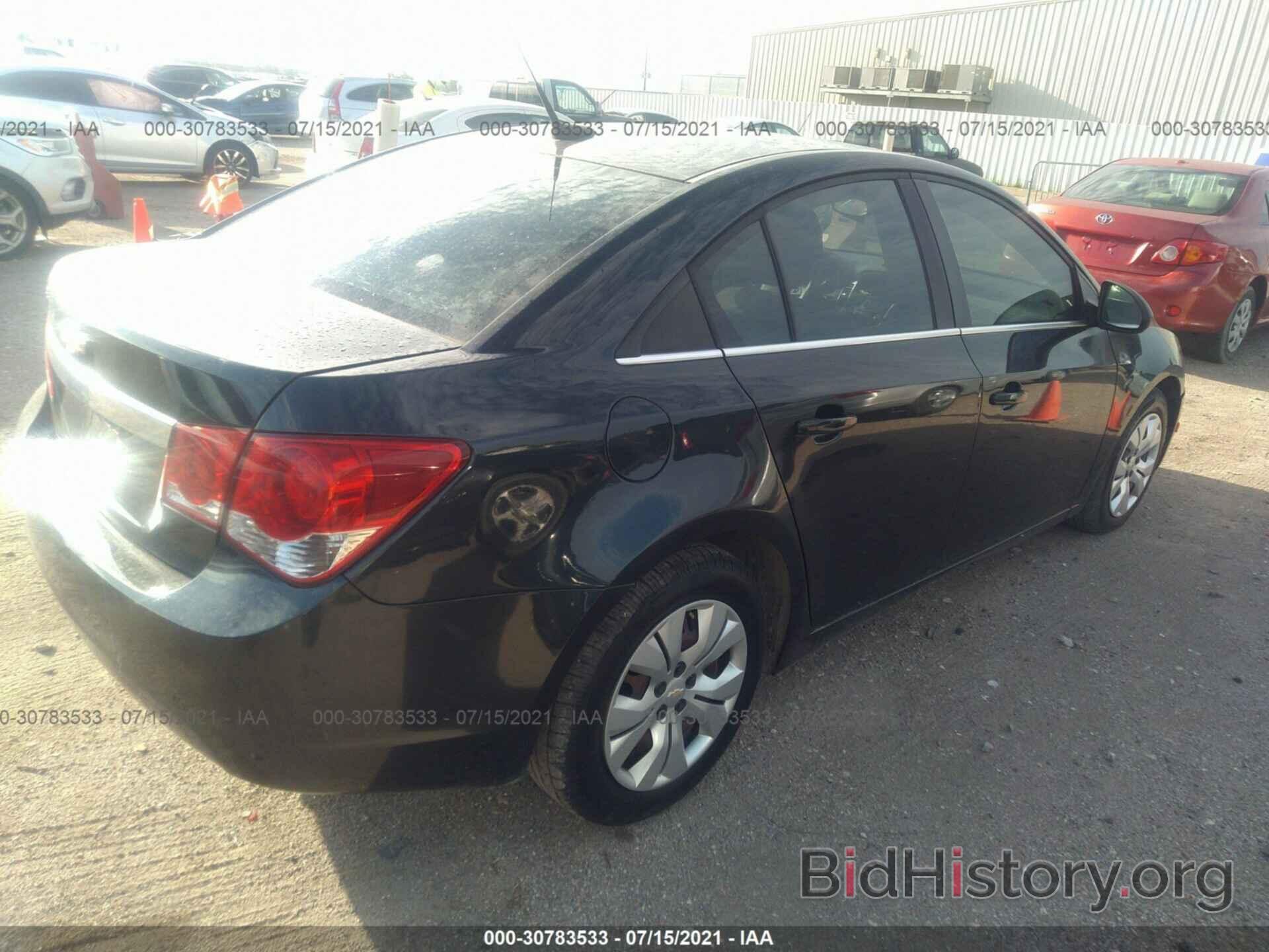 Report 1G1PC5SH0C7235525 CHEVROLET CRUZE 2012 BLACK