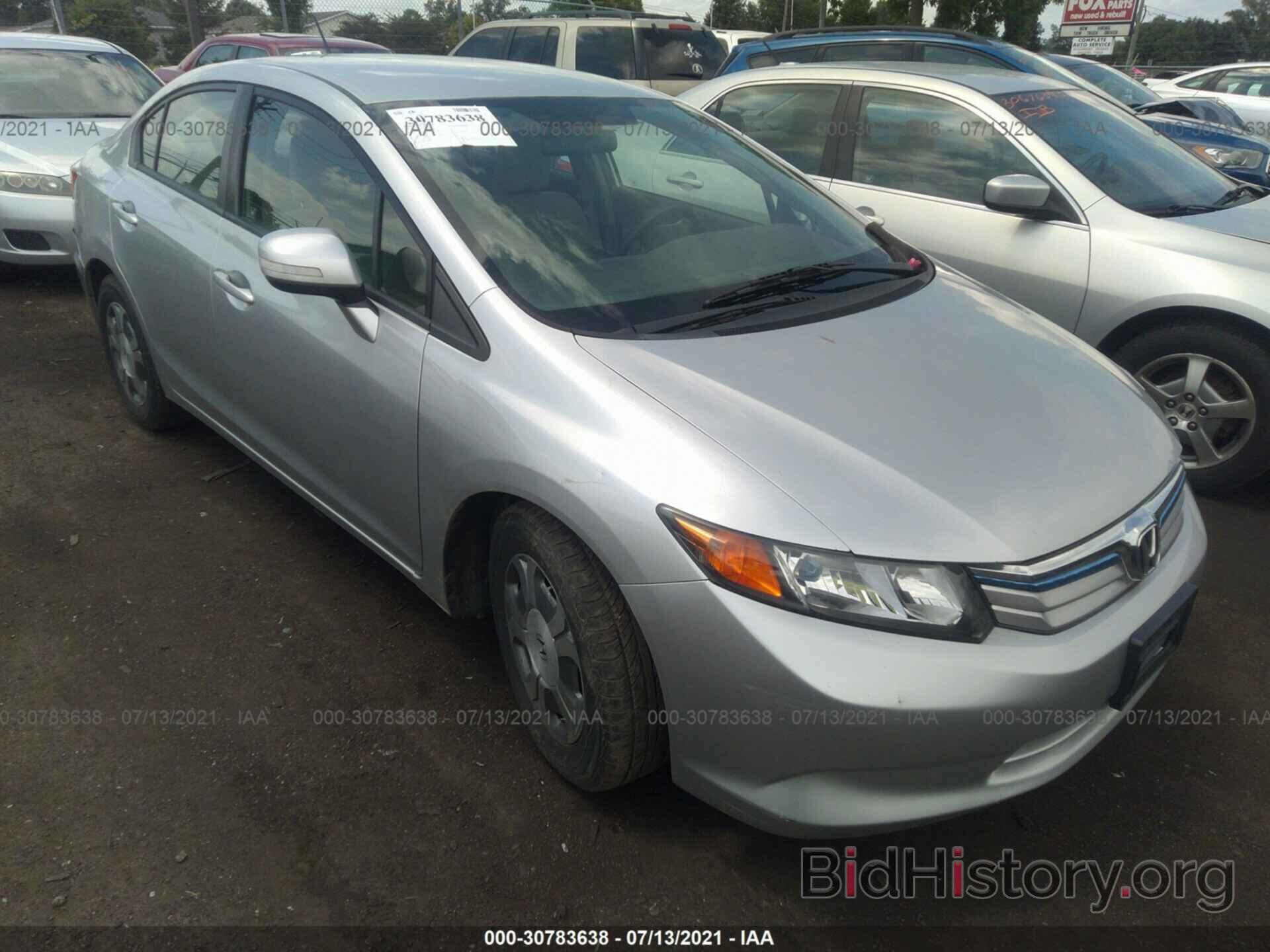 Photo JHMFB4F26CS005098 - HONDA CIVIC HYBRID 2012