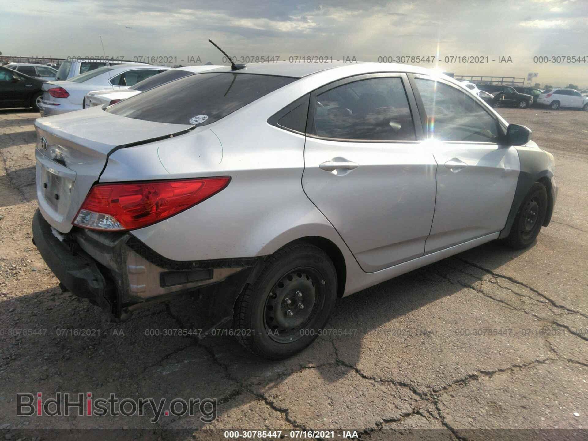 2014 HYUNDAI ACCENT - VIN: KMHCT4AE7EU743546 - Фото 4