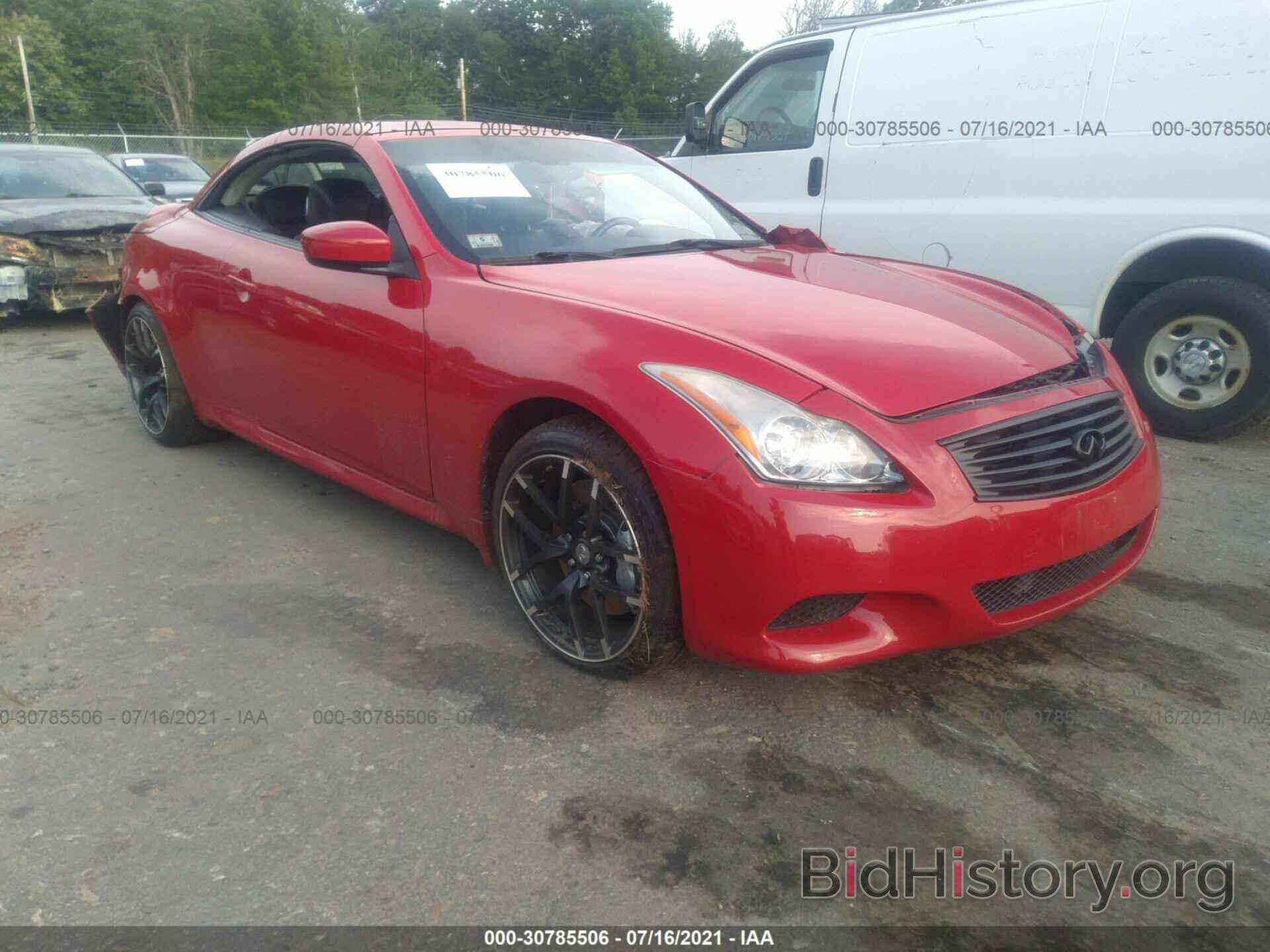 Photo JNKCV66E19M720464 - INFINITI G37 CONVERTIBLE 2009