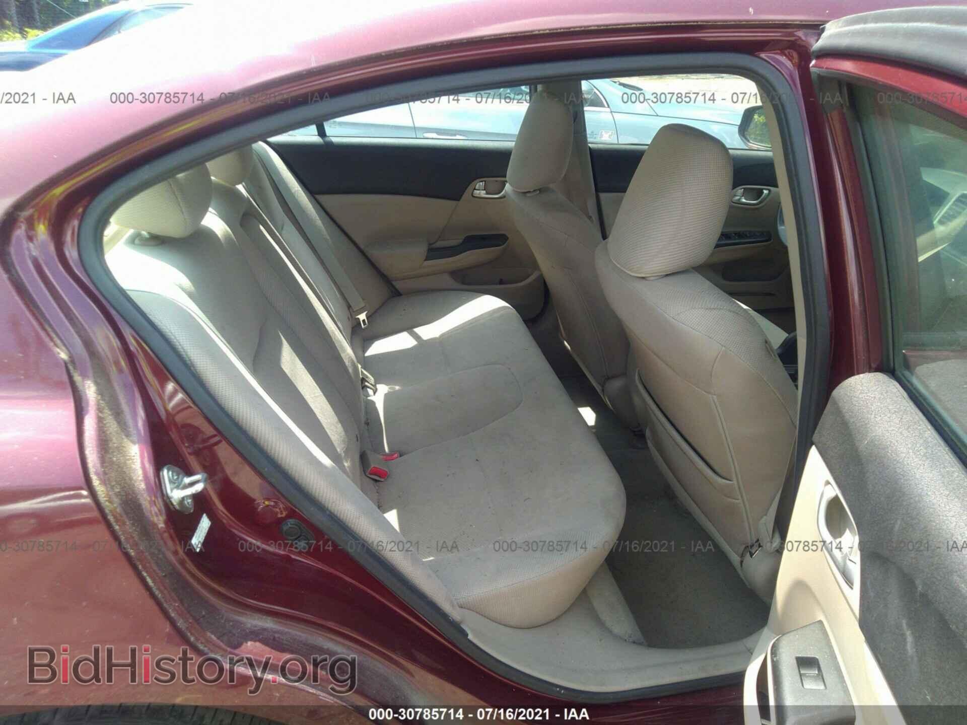 2012 HONDA CIVIC SDN - VIN: 2HGFB2F81CH551732 - Фото 8