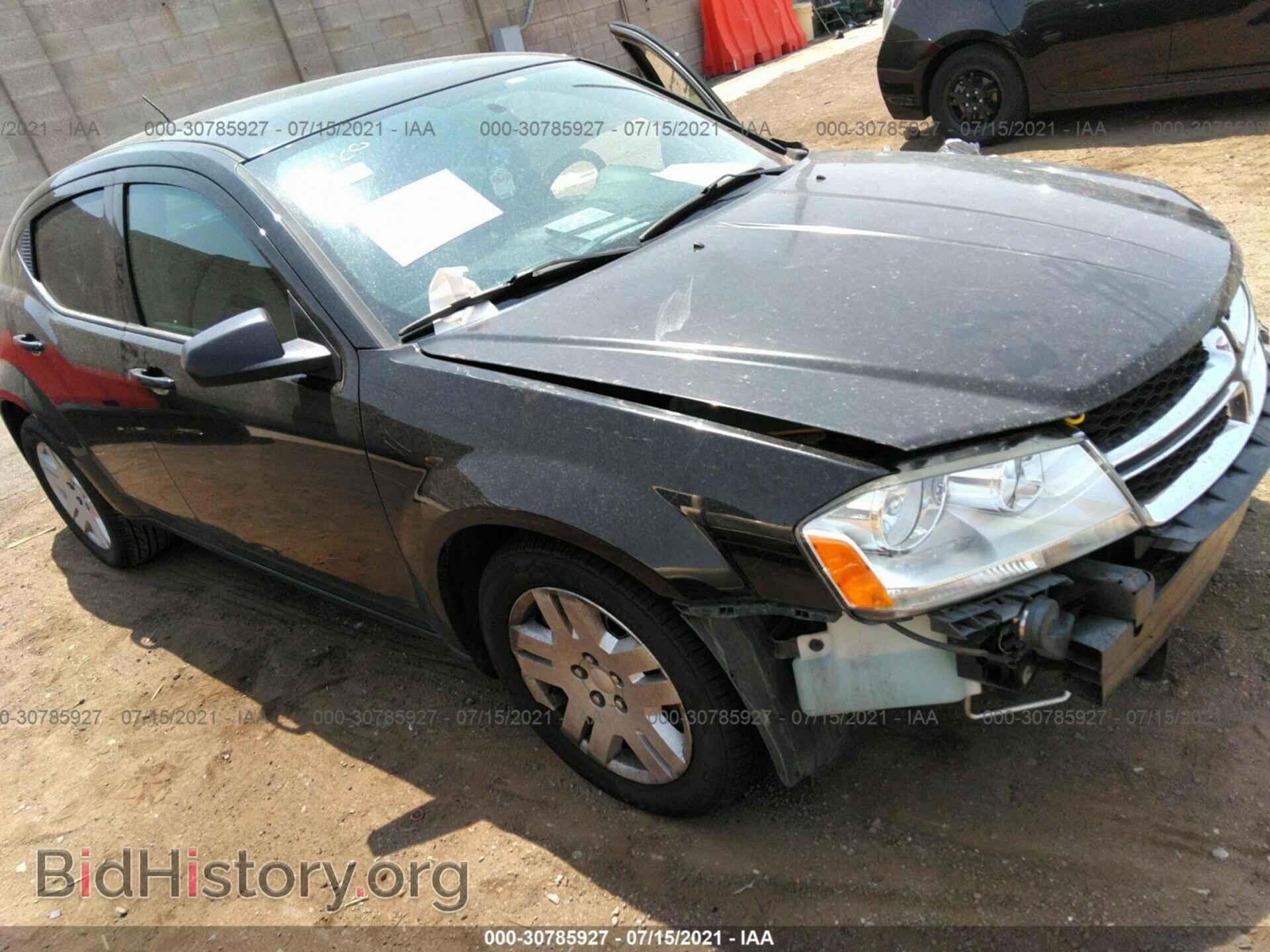Photo 1C3CDZAB8EN233046 - DODGE AVENGER 2014