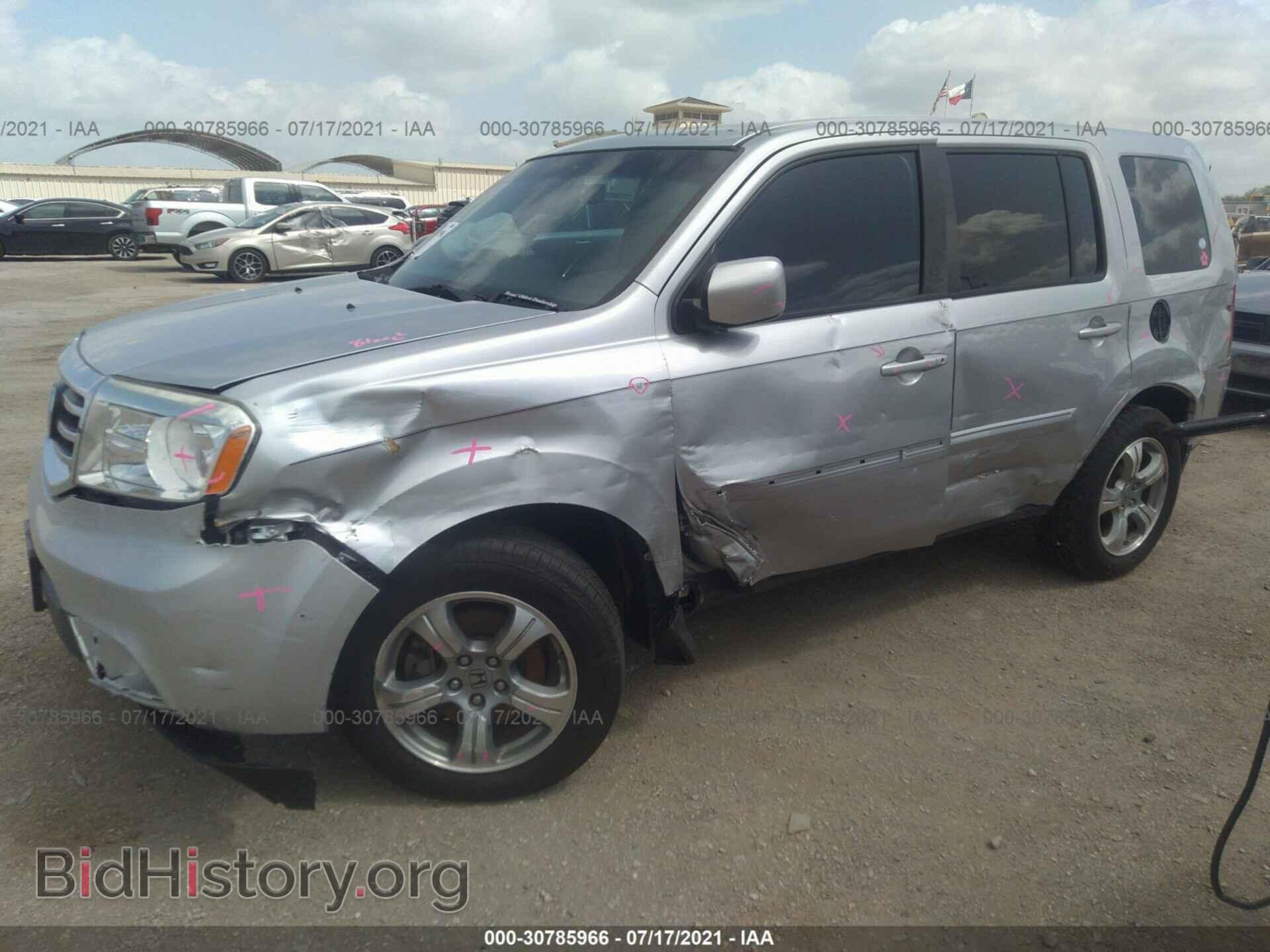 2014 HONDA PILOT - VIN: 5FNYF3H45EB018349 - Фото 2