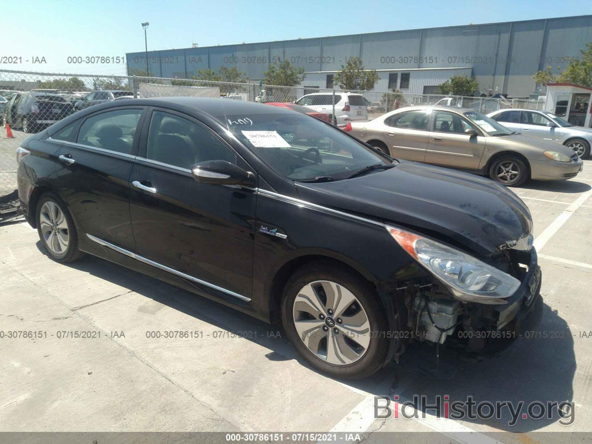 Photo KMHEC4A46DA094337 - HYUNDAI SONATA HYBRID 2013