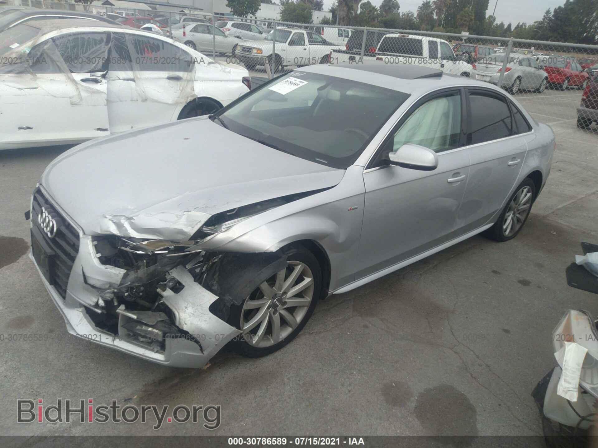 2014 AUDI A4 - VIN: WAUAFAFL4EN013447 - Photo 2