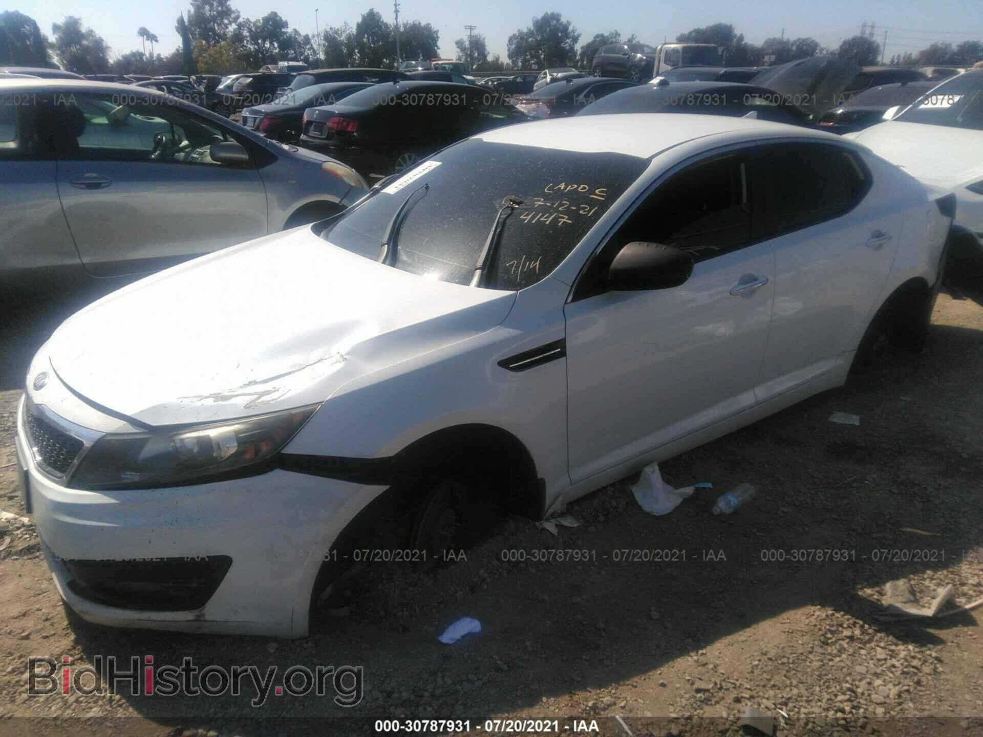 2013 KIA OPTIMA - VIN: 5XXGM4A76DG209446 - Фото 2
