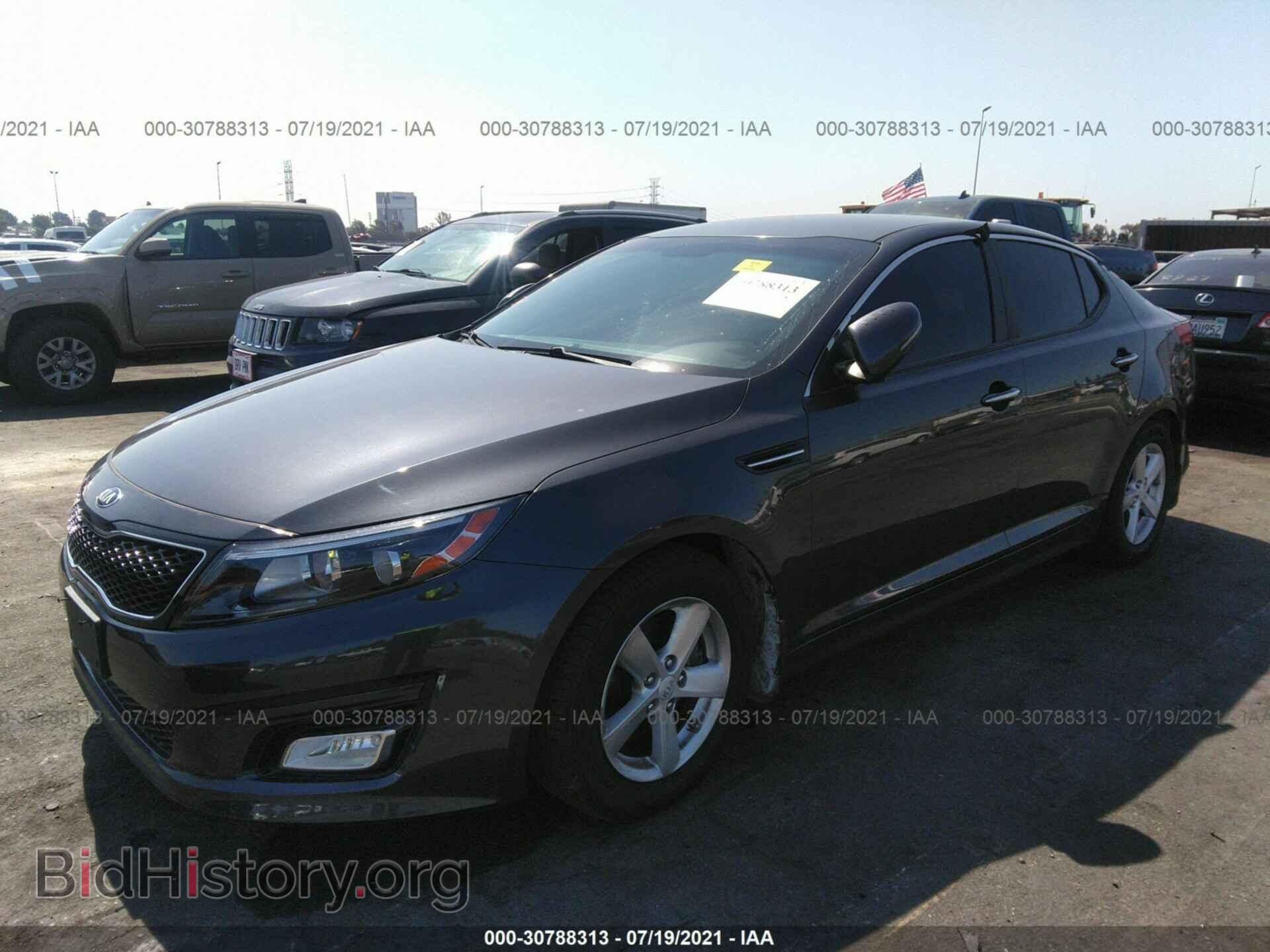 2015 KIA OPTIMA - VIN: KNAGM4A76F5637456 - Фото 2