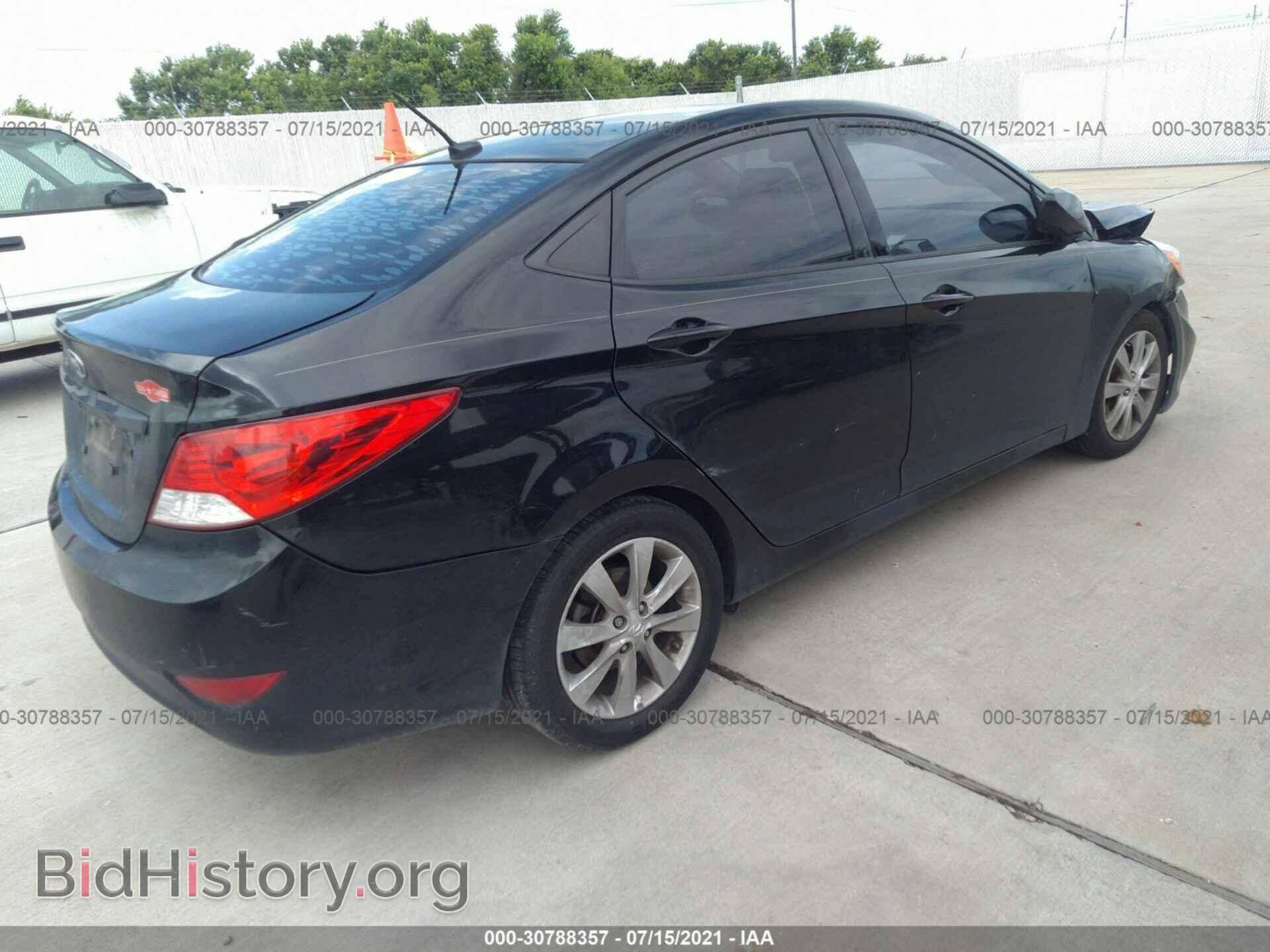 2014 HYUNDAI ACCENT - VIN: KMHCU4AEXEU749175 - Фото 4