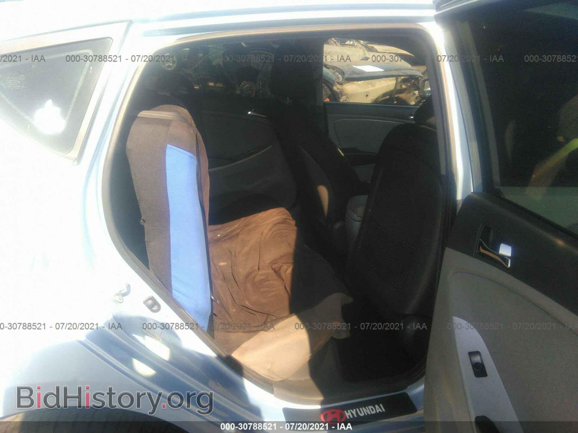 2012 HYUNDAI ACCENT - VIN: KMHCU5AE3CU041451 - Фото 8