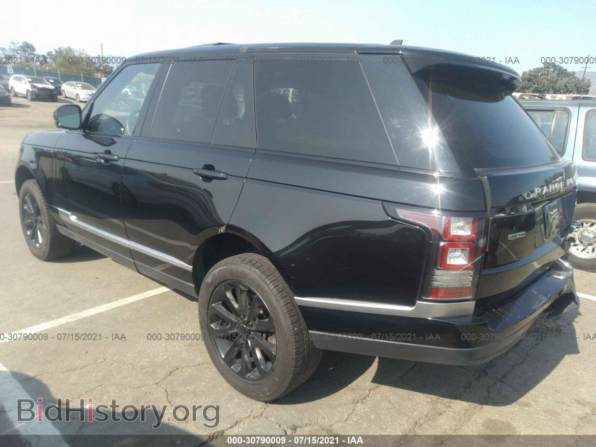 2016 LAND ROVER RANGE ROVER - VIN: SALGS2KF7GA271012 - Фото 3