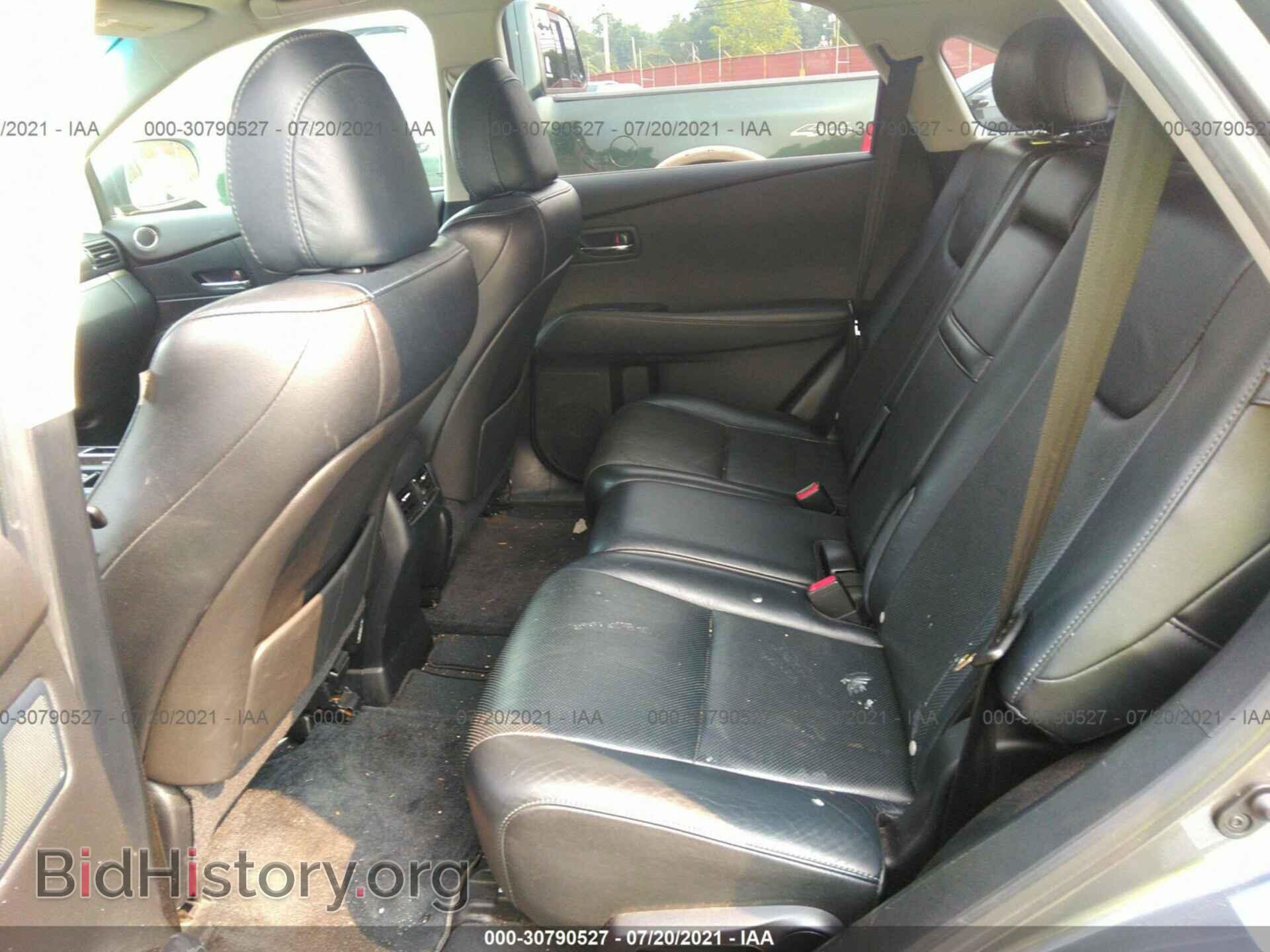 2013 LEXUS RX 350 - VIN: 2T2BK1BA0DC156187 - Фото 8