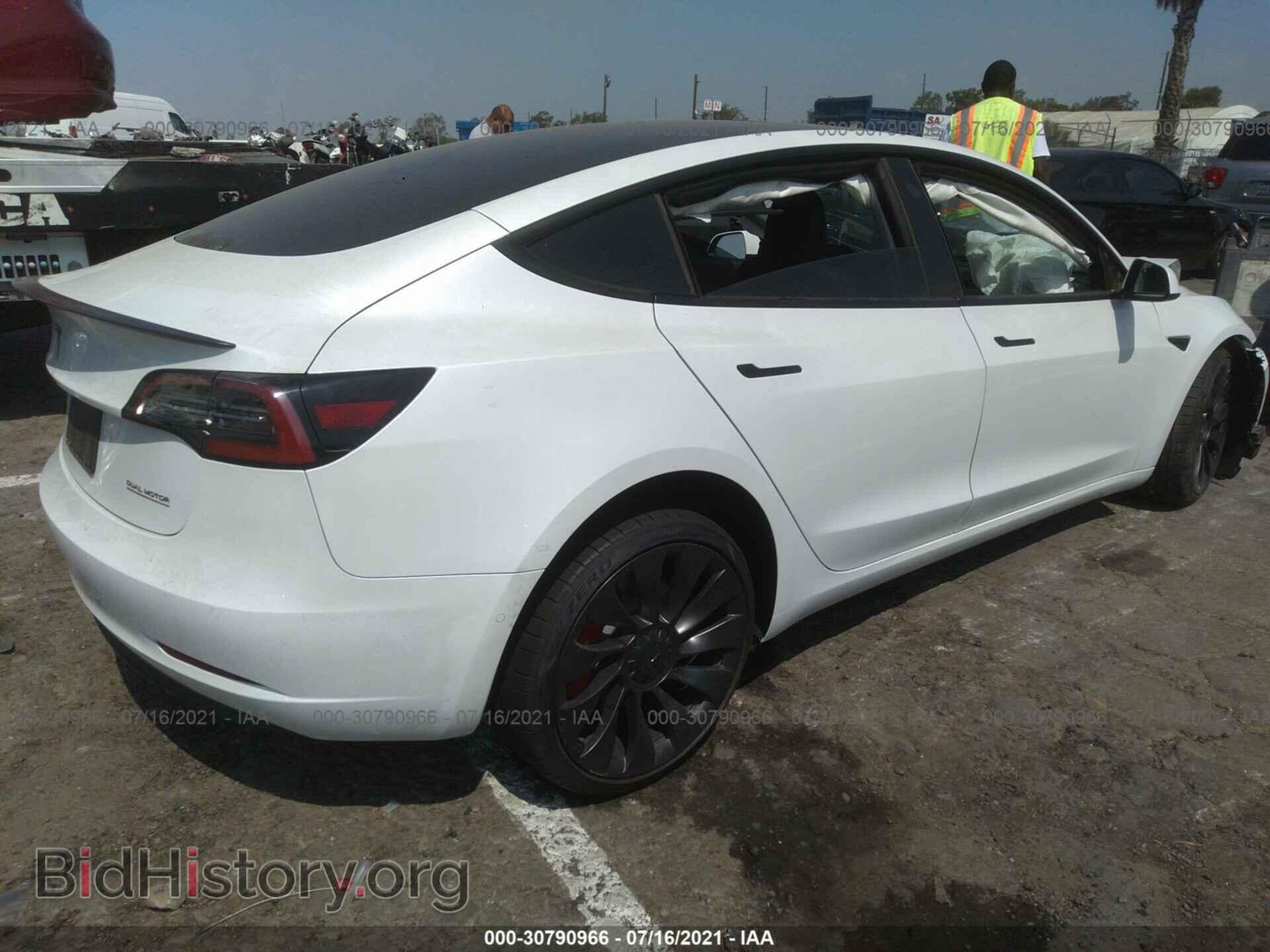 2021 TESLA MODEL 3 - VIN: 5YJ3E1EC9MF876239 - Фото 4