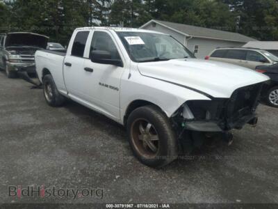 2012 RAM 1500 Tradesman, белый — VIN 1C6RD6FP9CS243079, IAAI