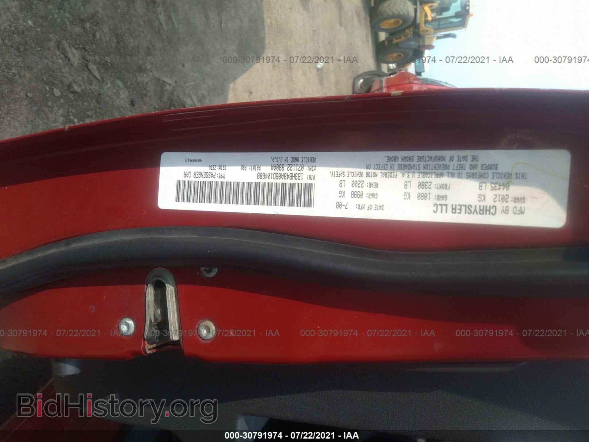 2009 DODGE CALIBER - VIN: 1B3HB48A09D104688 - Фото 9