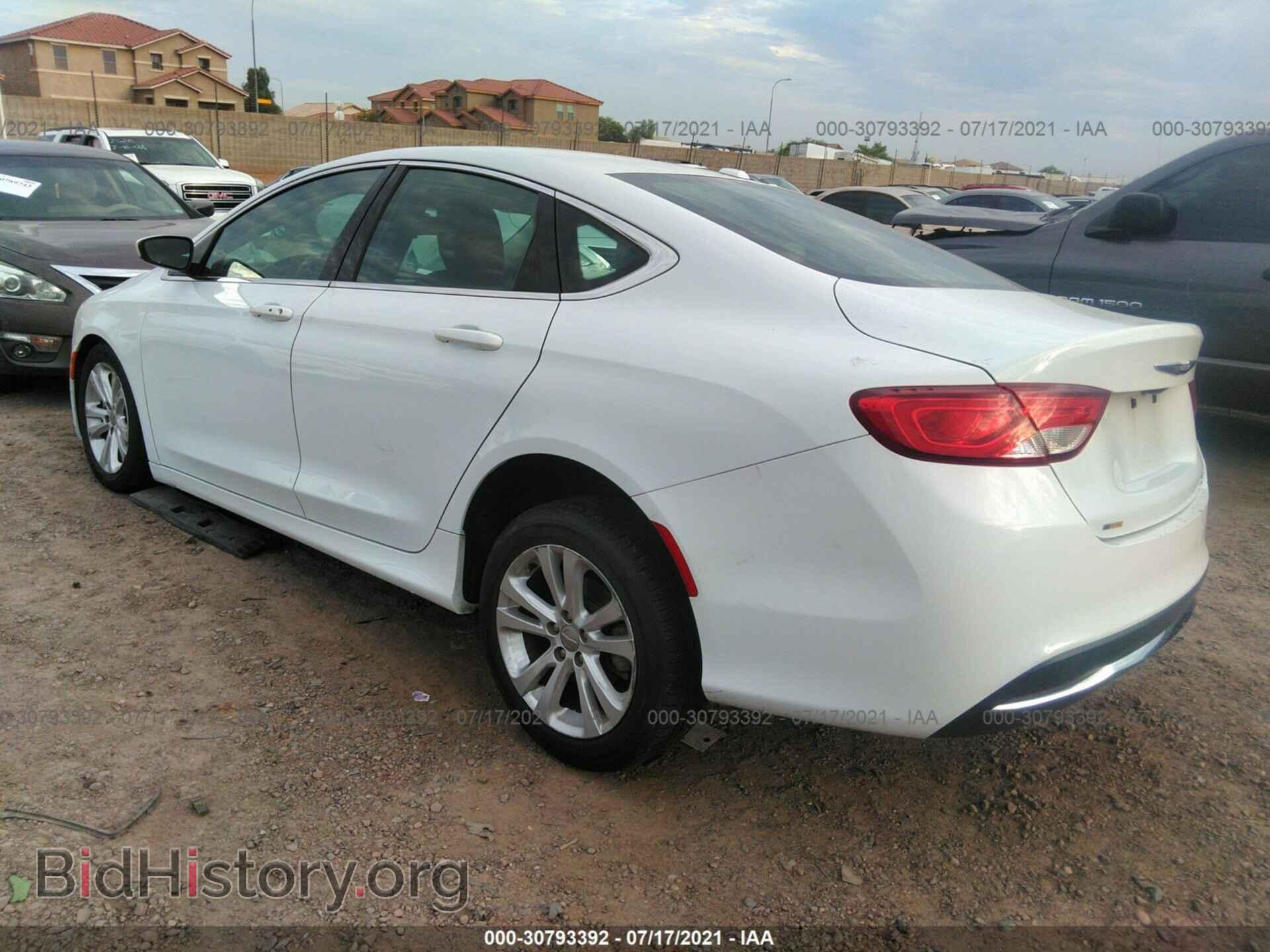 2016 CHRYSLER 200 - VIN: 1C3CCCAB0GN160144 - Фото 3