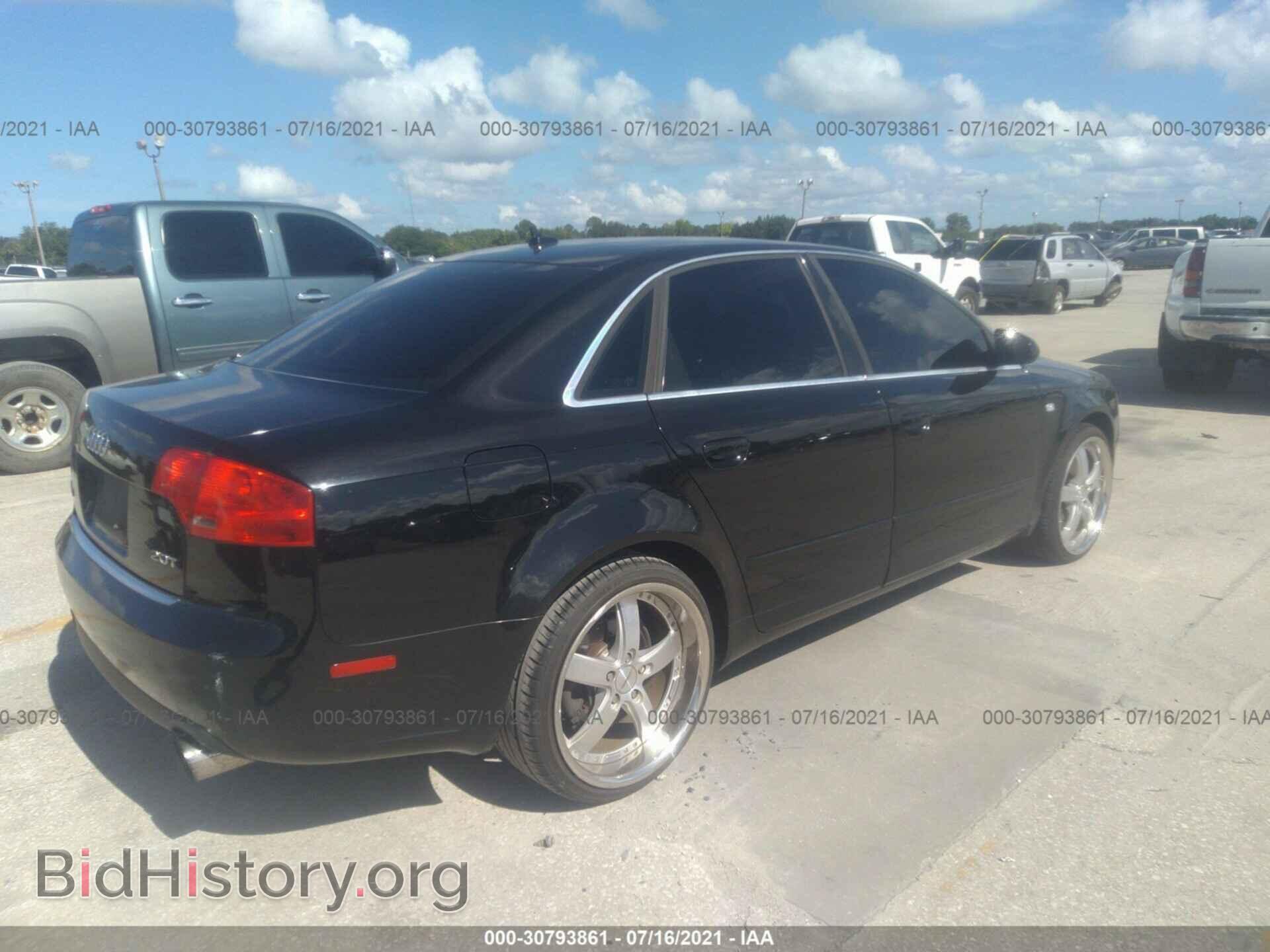 2007 AUDI A4 - VIN: WAUAF78E87A079608 - Photo 4