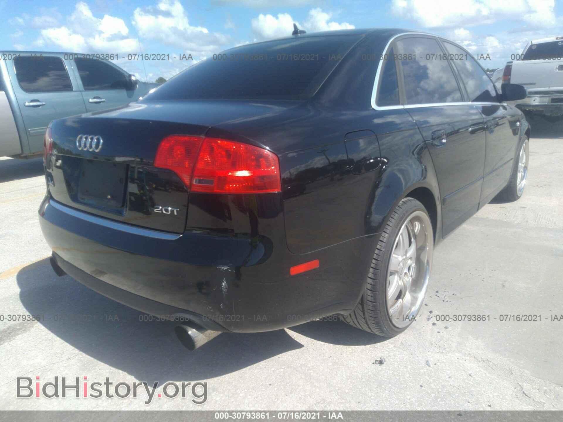 2007 AUDI A4 - VIN: WAUAF78E87A079608 - Photo 6