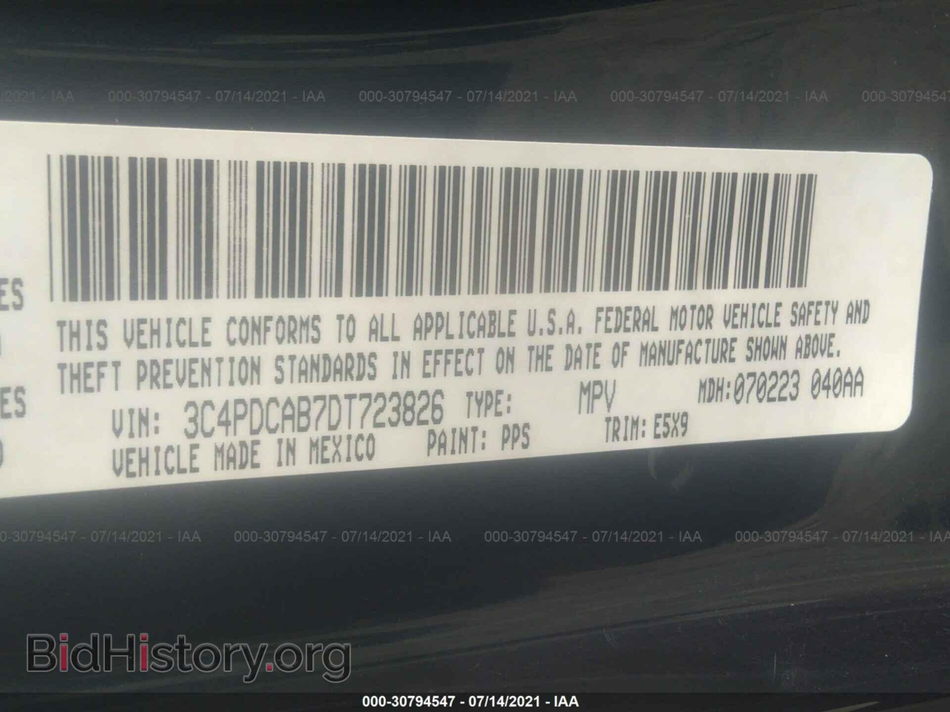 2013 DODGE JOURNEY - VIN: 3C4PDCAB7DT723826 - Photo 9