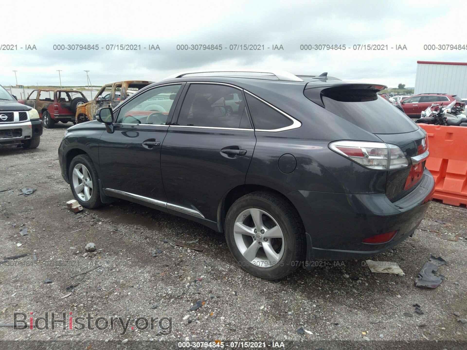 2011 LEXUS RX 350 - VIN: 2T2BK1BAXBC095427 - Фото 3