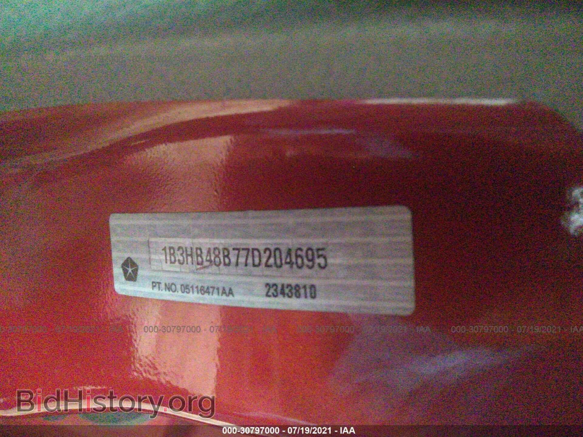 2007 DODGE CALIBER - VIN: 1B3HB48B77D204695 - Photo 9
