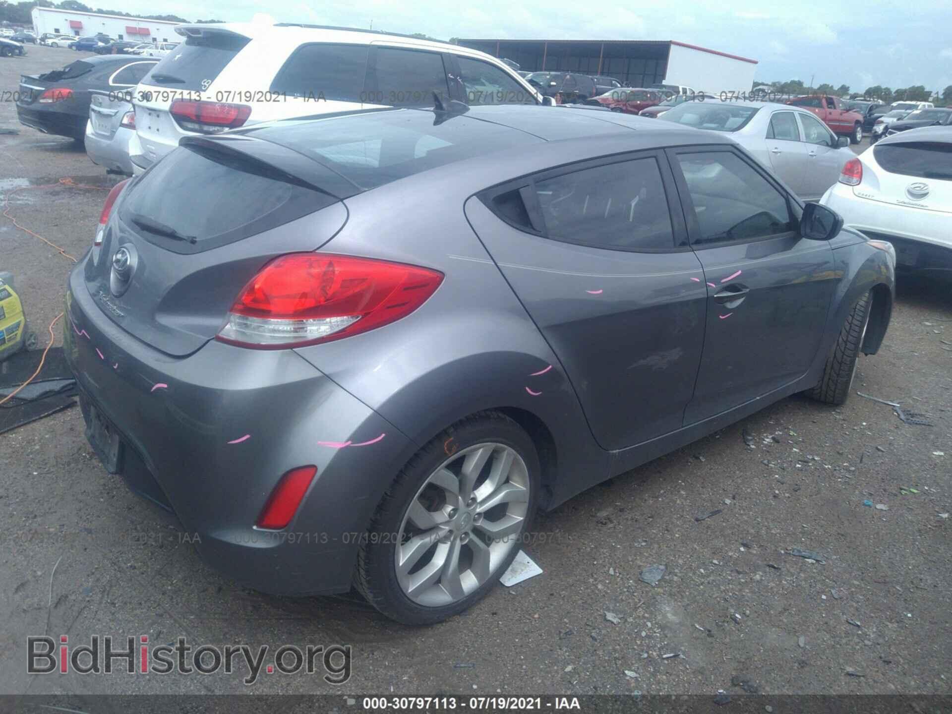 2012 HYUNDAI VELOSTER - VIN: KMHTC6AD2CU082783 - Фото 4