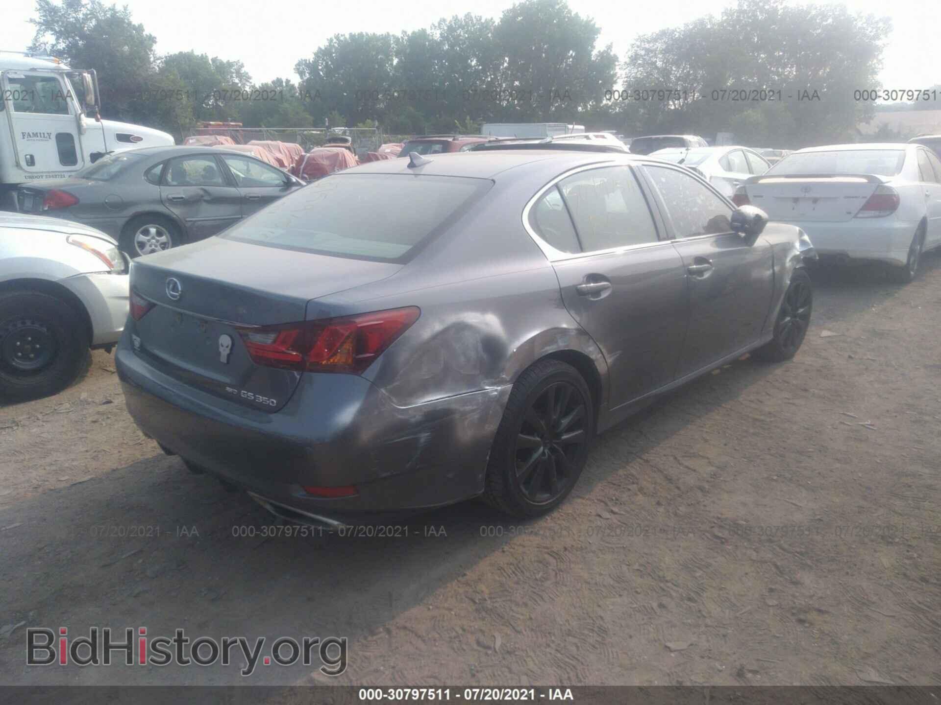 2013 LEXUS GS 350 - VIN: JTHCE1BL1D5018199 - Фото 4