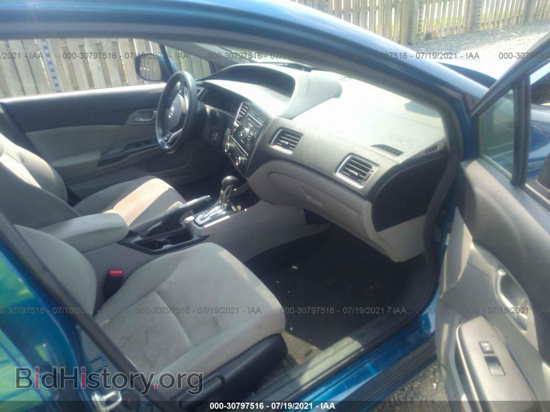 2013 HONDA CIVIC SDN - VIN: 2HGFB2F55DH575622 - Фото 5