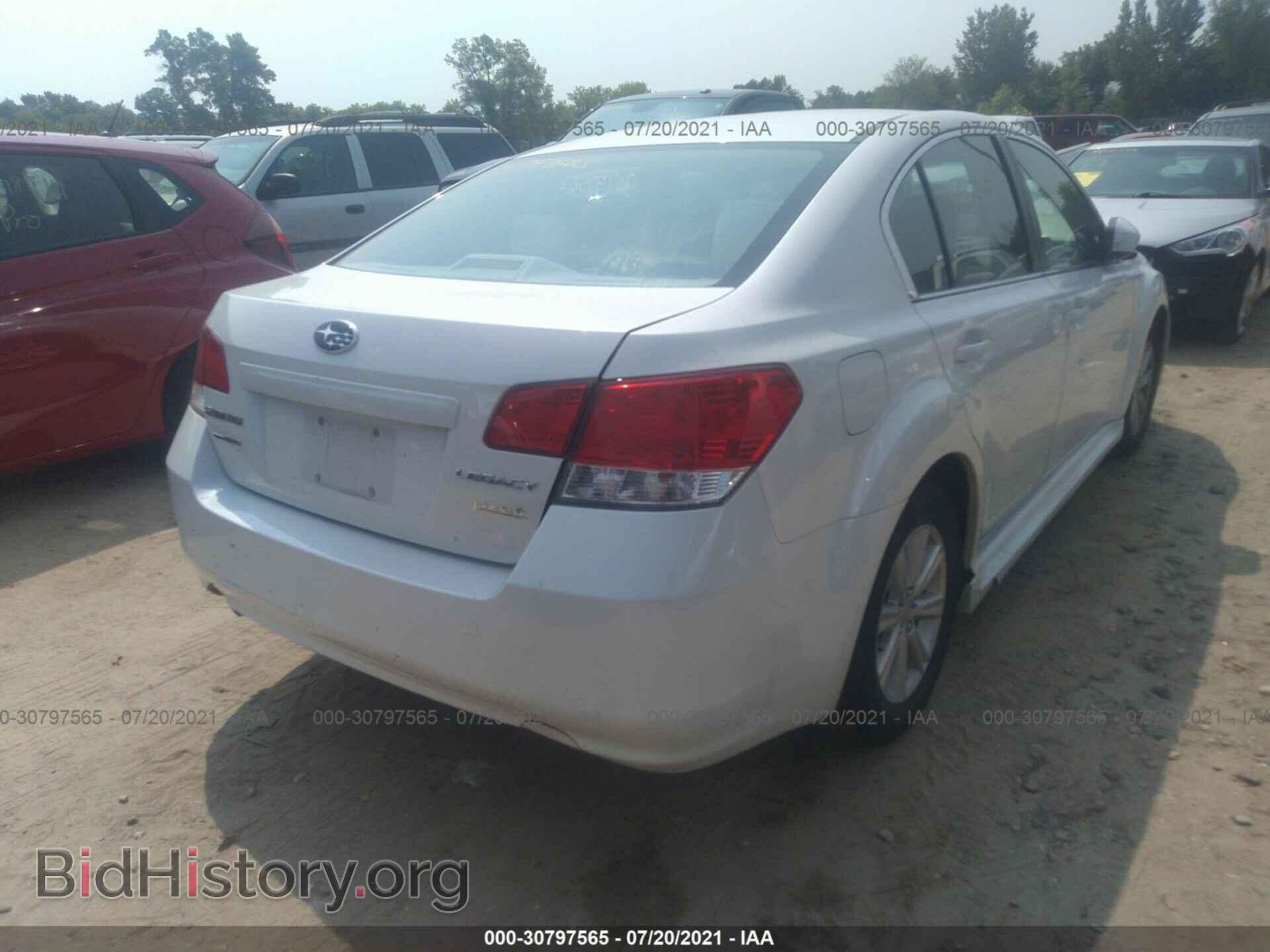 2012 SUBARU LEGACY - VIN: 4S3BMBC66C3043267 - Фото 4