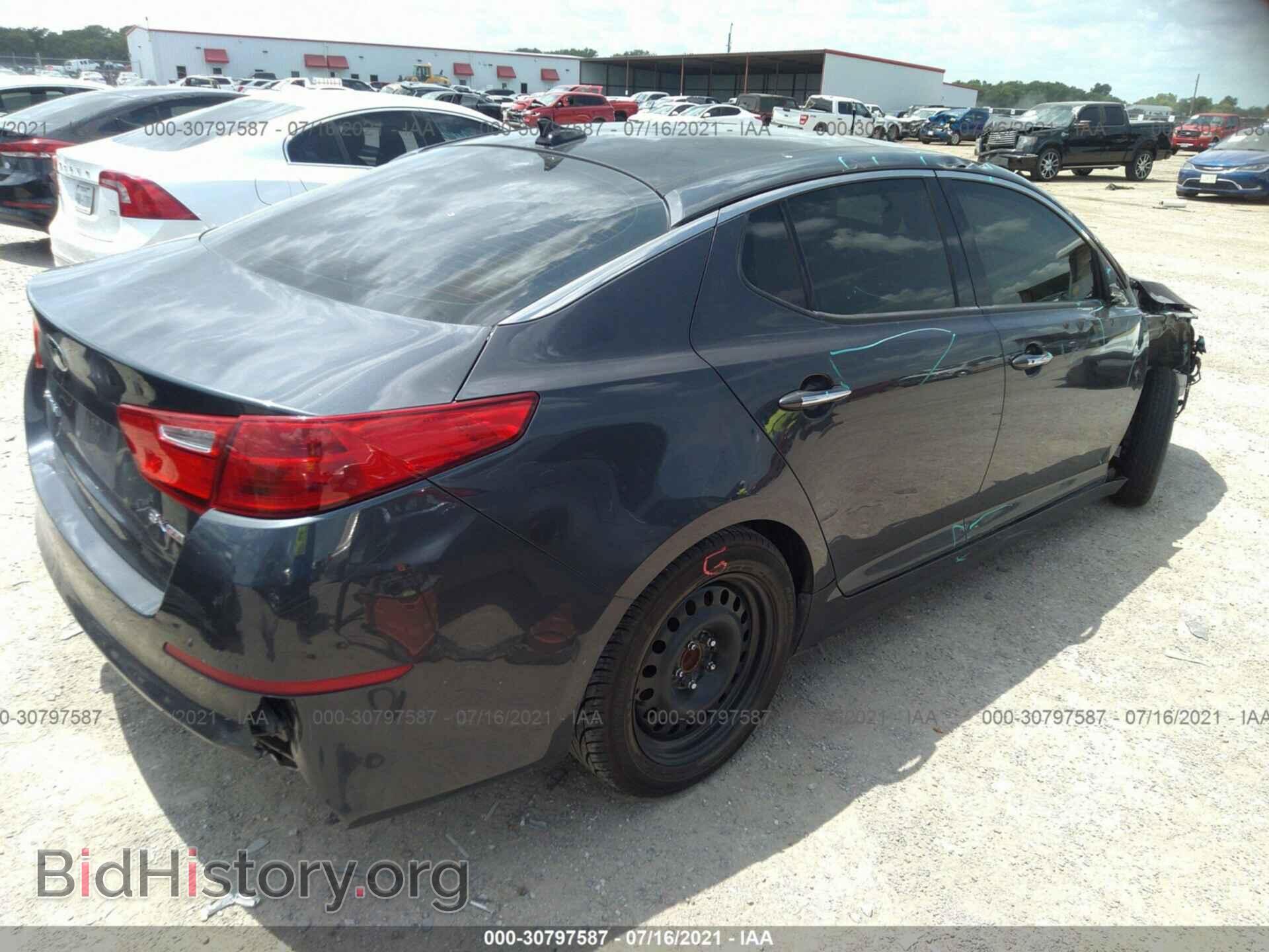 2015 KIA OPTIMA - VIN: 5XXGN4A79FG511653 - Фото 4