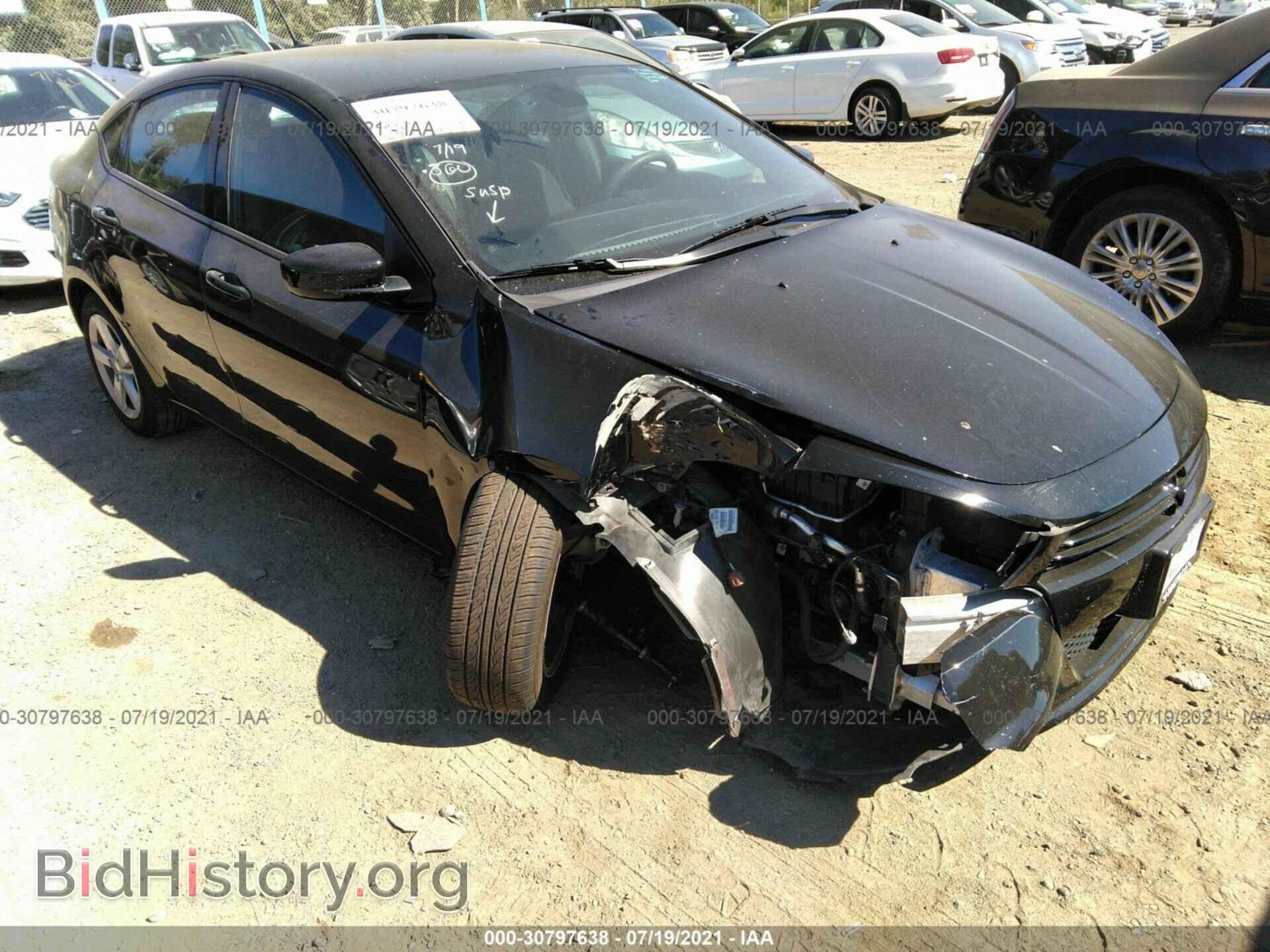 Photo 1C3CDFBB2FD310160 - DODGE DART 2015