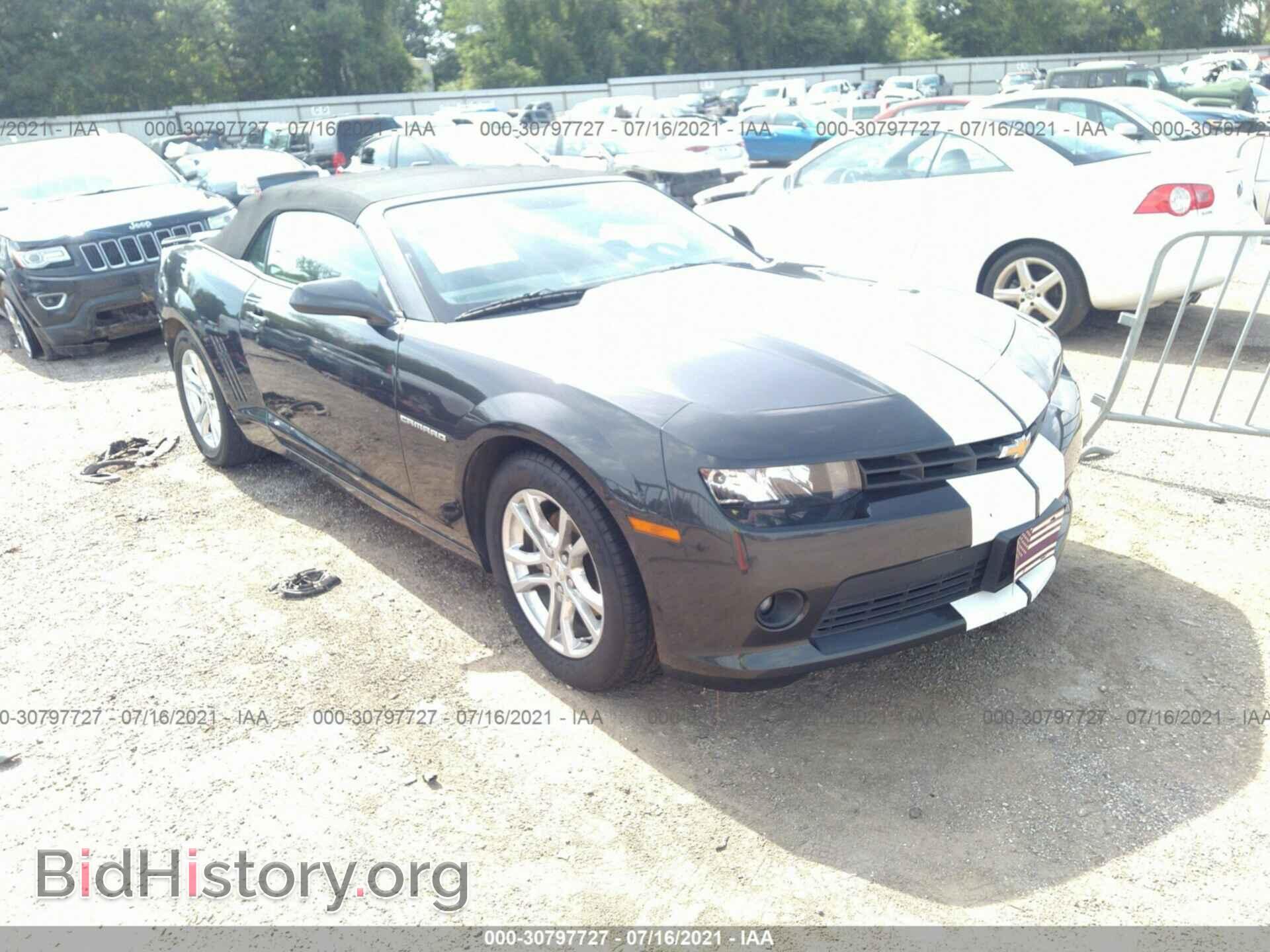 Photo 2G1FD3D32F9107692 - CHEVROLET CAMARO 2015