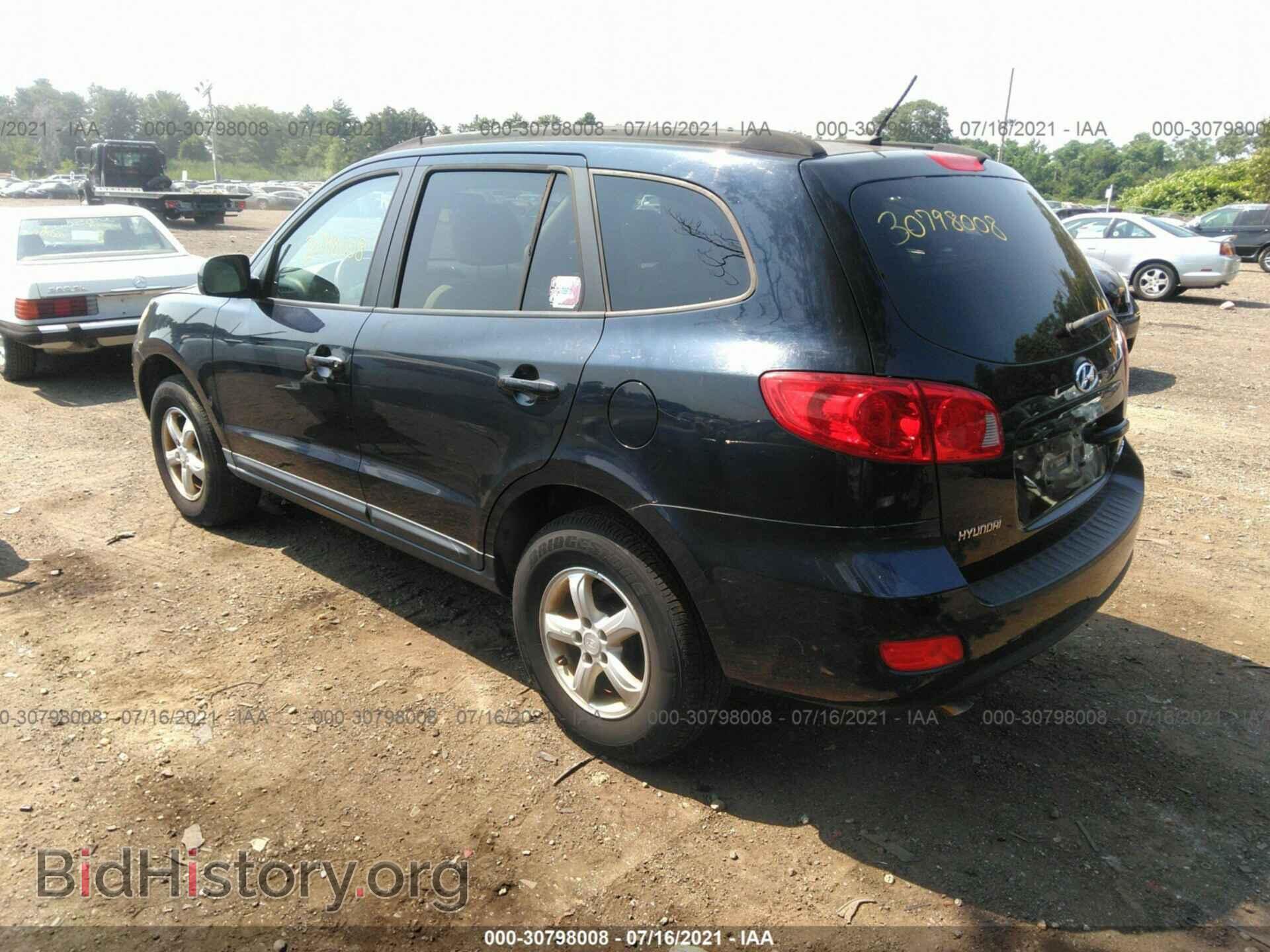2008 HYUNDAI SANTA FE - VIN: 5NMSG13D48H144770 - Фото 3
