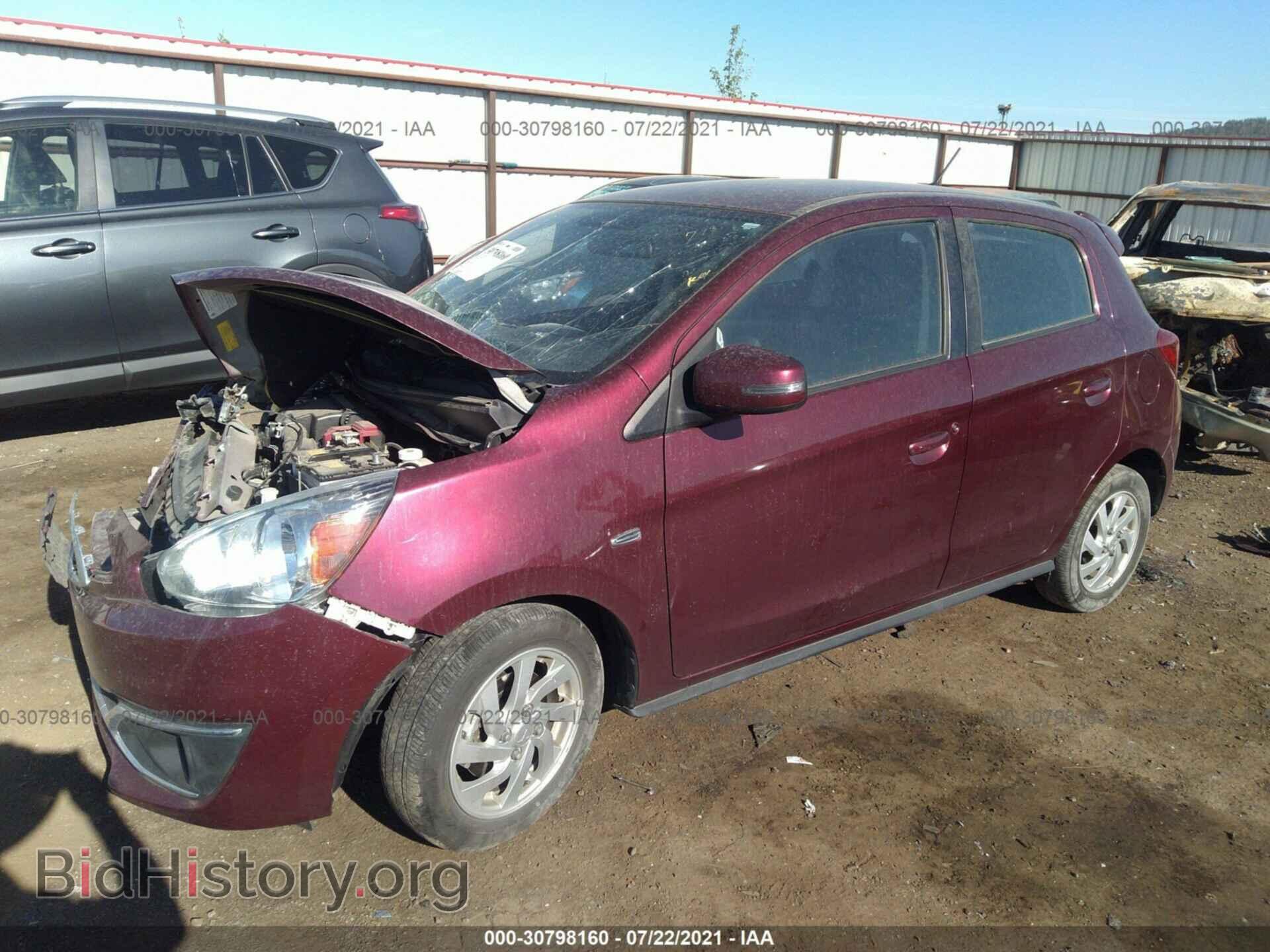 2019 MITSUBISHI MIRAGE - VIN: ML32A4HJ3KH001550 - Фото 2