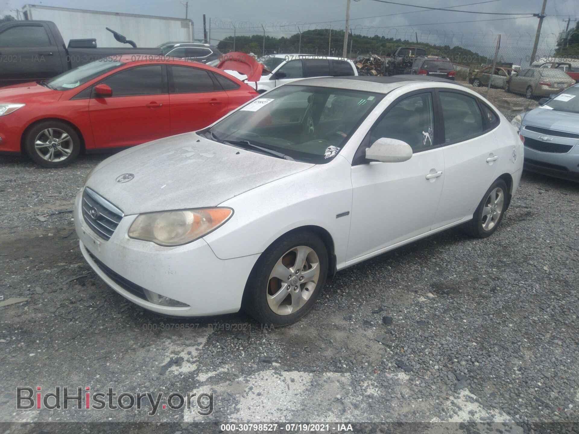 2007 HYUNDAI ELANTRA - VIN: KMHDU46D77U062579 - Фото 2