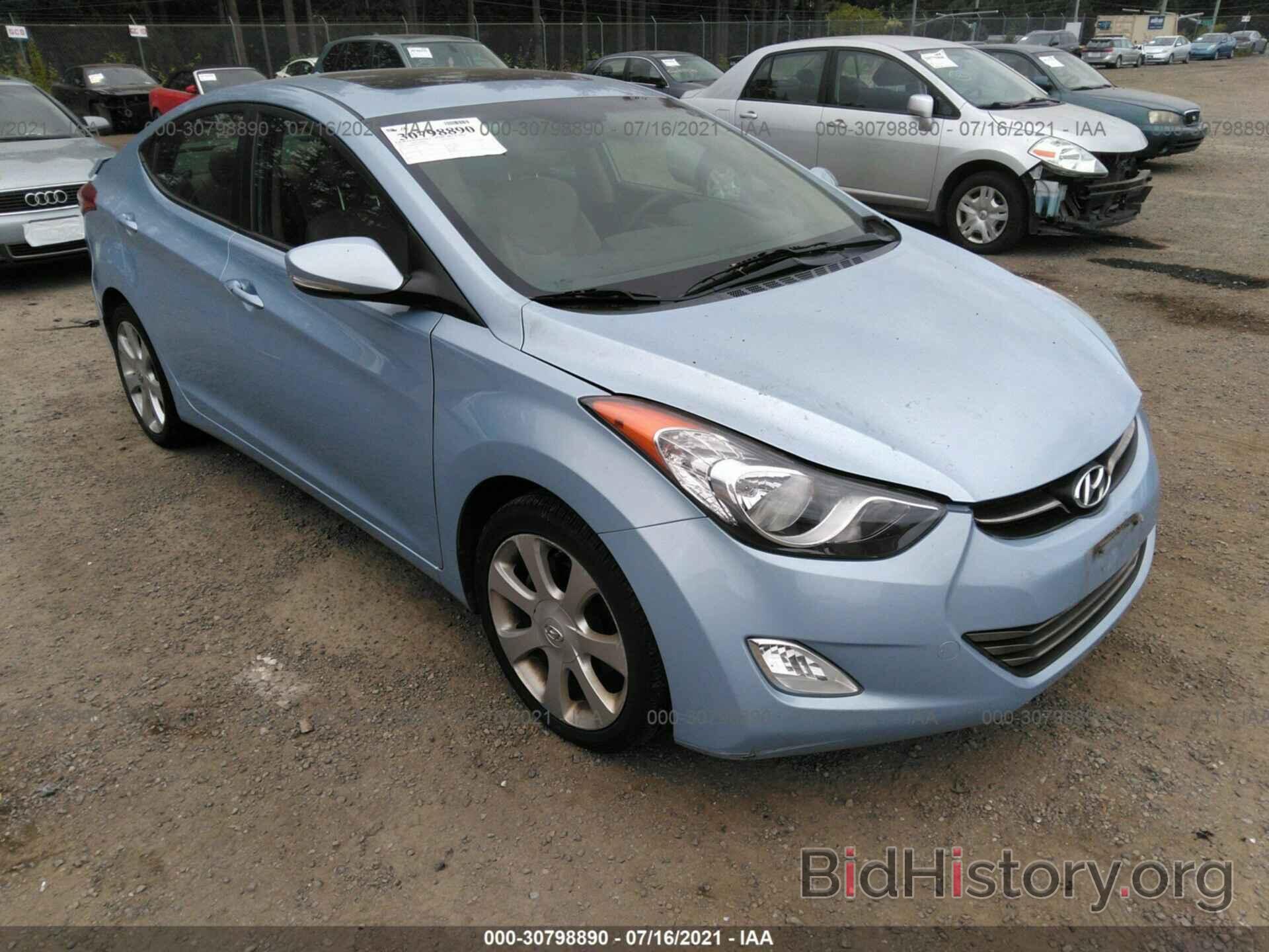 Photo KMHDH4AE3CU190901 - HYUNDAI ELANTRA 2012