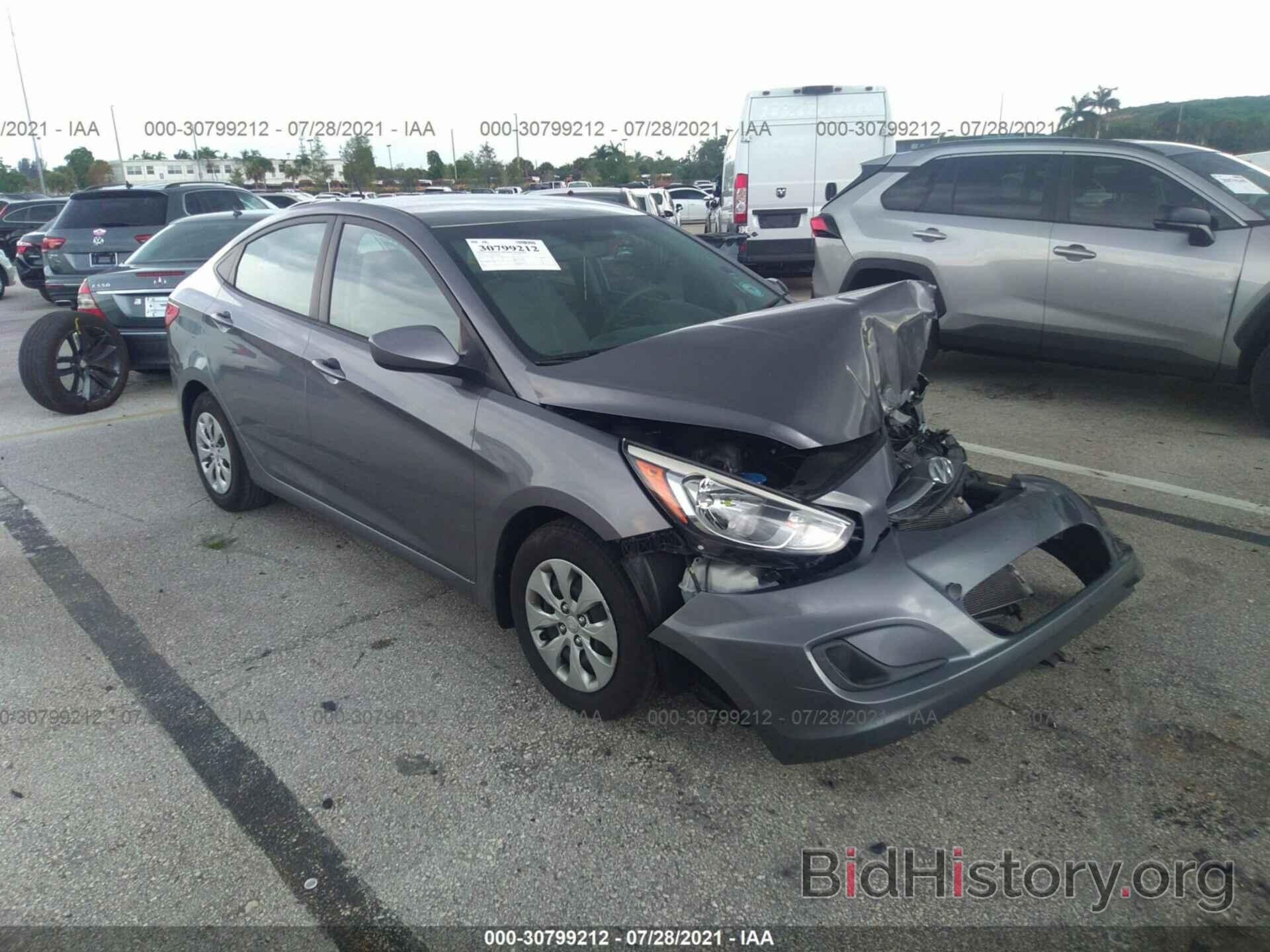 Photo KMHCT4AE5GU159343 - HYUNDAI ACCENT 2016