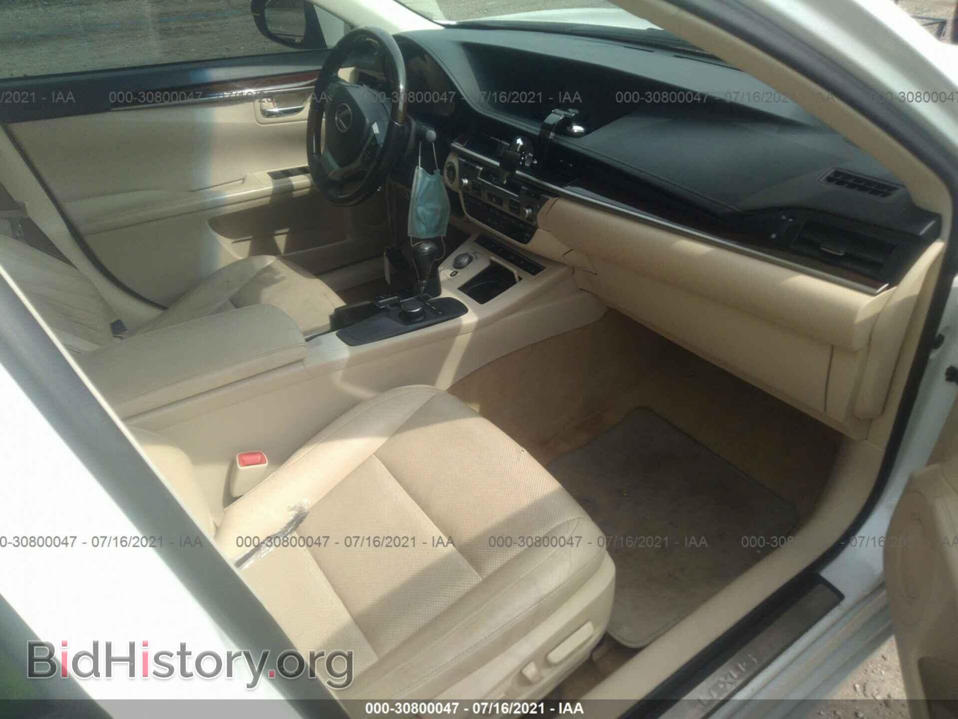 2013 LEXUS ES 350 - VIN: JTHBK1GG7D2079218 - Фото 5