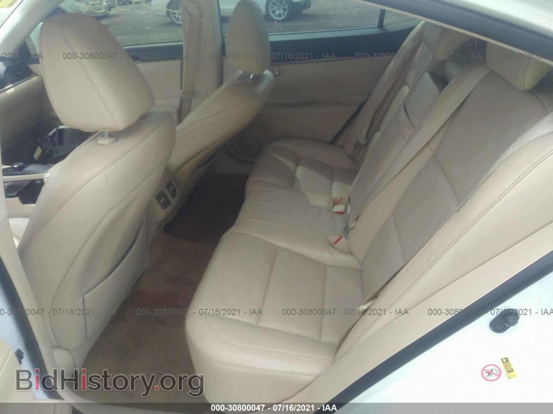 2013 LEXUS ES 350 - VIN: JTHBK1GG7D2079218 - Фото 8