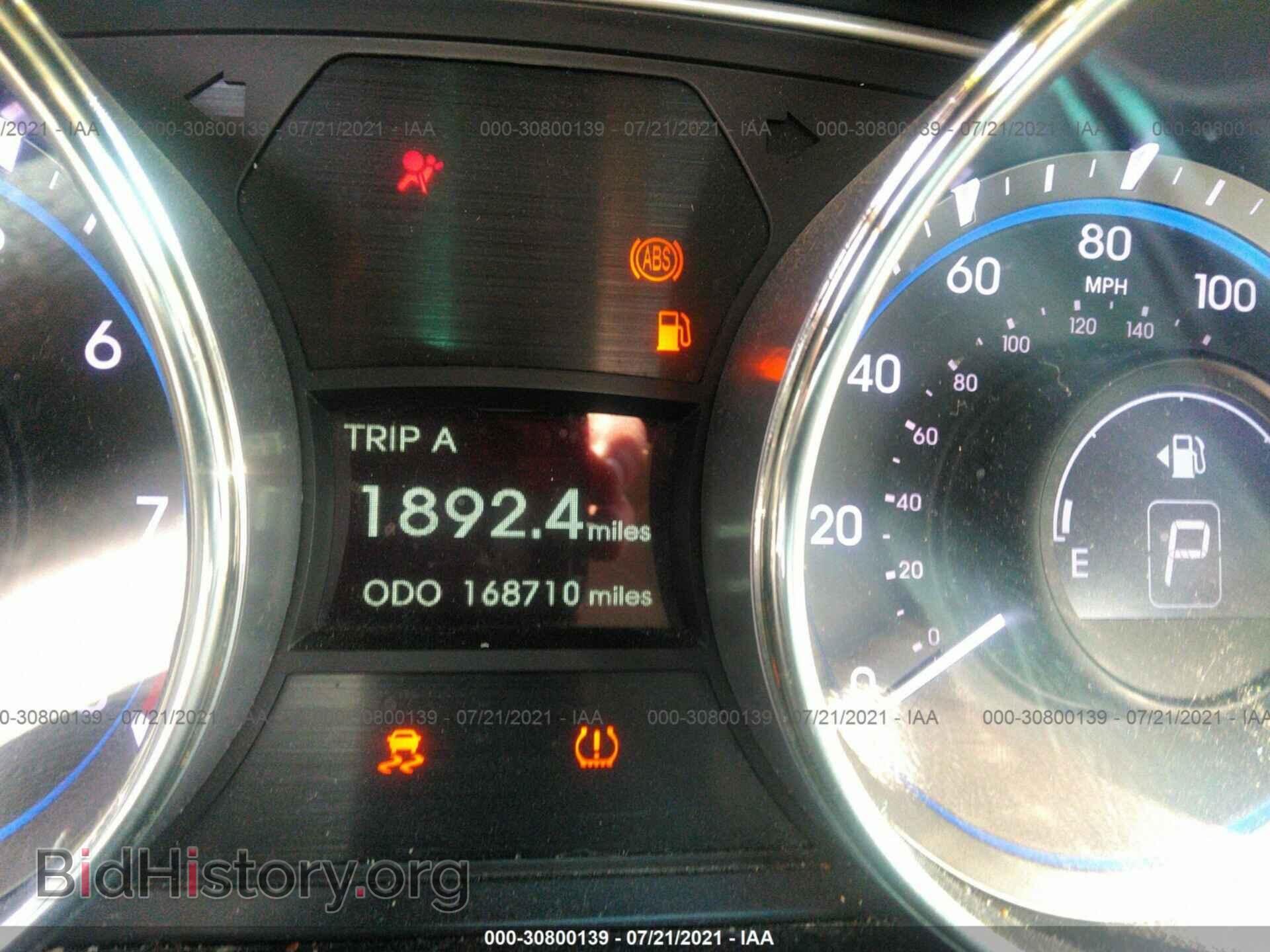 2012 HYUNDAI SONATA - VIN: 5NPEC4AB8CH344882 - Фото 7